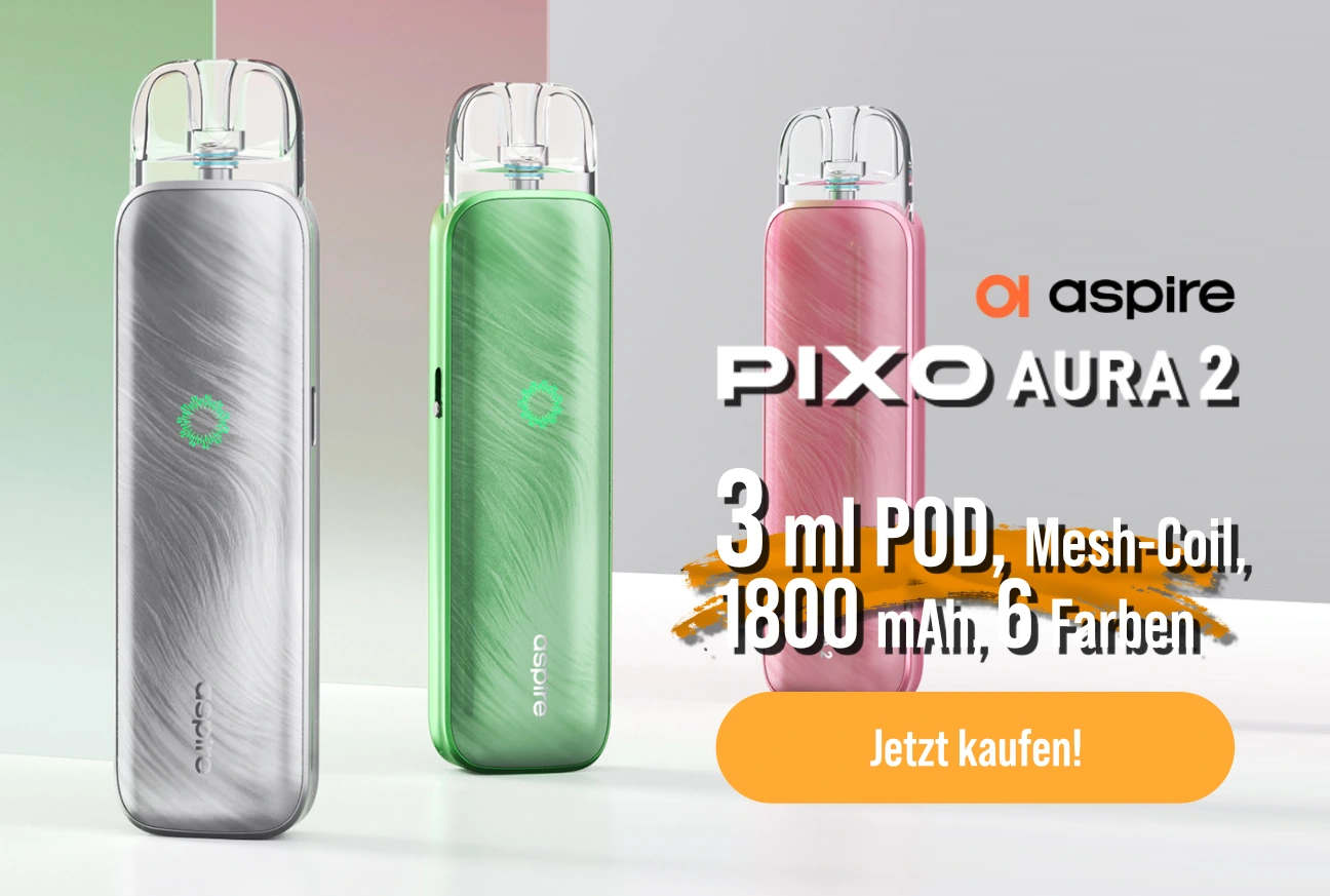 E-Zigarrete aspire Pixo Aura 2 im Vape Shop kaufen