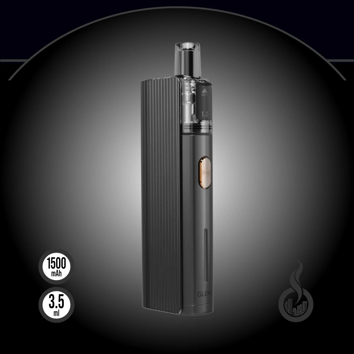 Justfog Glent Pod Starter Kit SW18258 Farbe Schwarz Bild 2