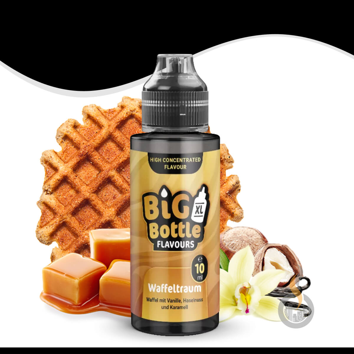 BIG BOTTLE FLAVOURS Waffeltraum Aroma - 10 ml SW18013 Bild 1