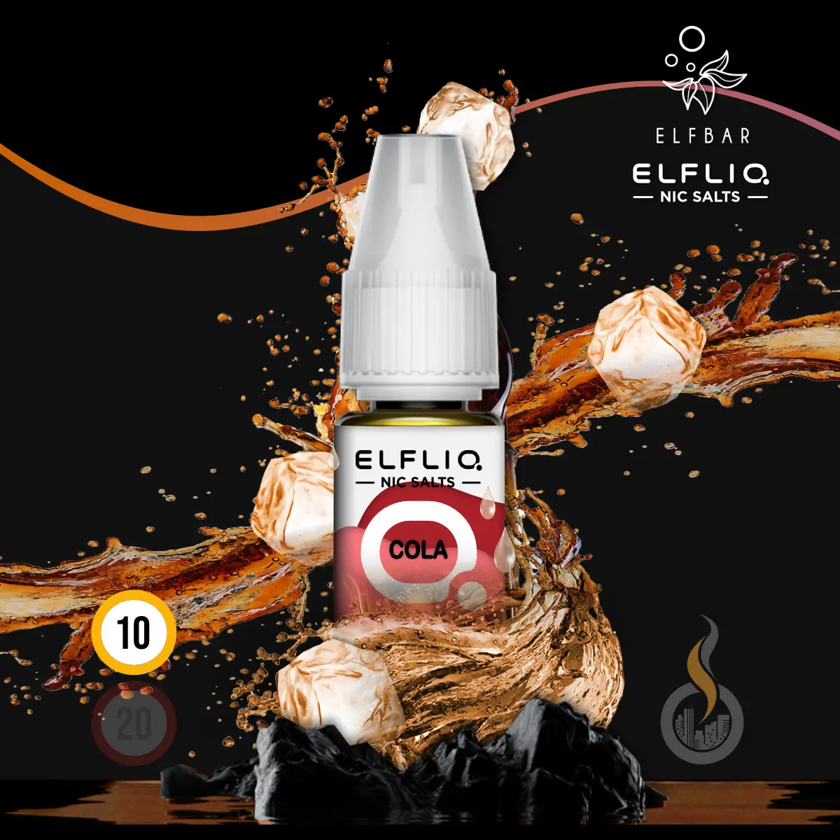 ELFLIQ by Elfbar Cola Nikotinsalz Liquid - 10 ml SW17842 Nikotinstärke wählen: 10 mg (NIKOTINSALZ) Bild 1