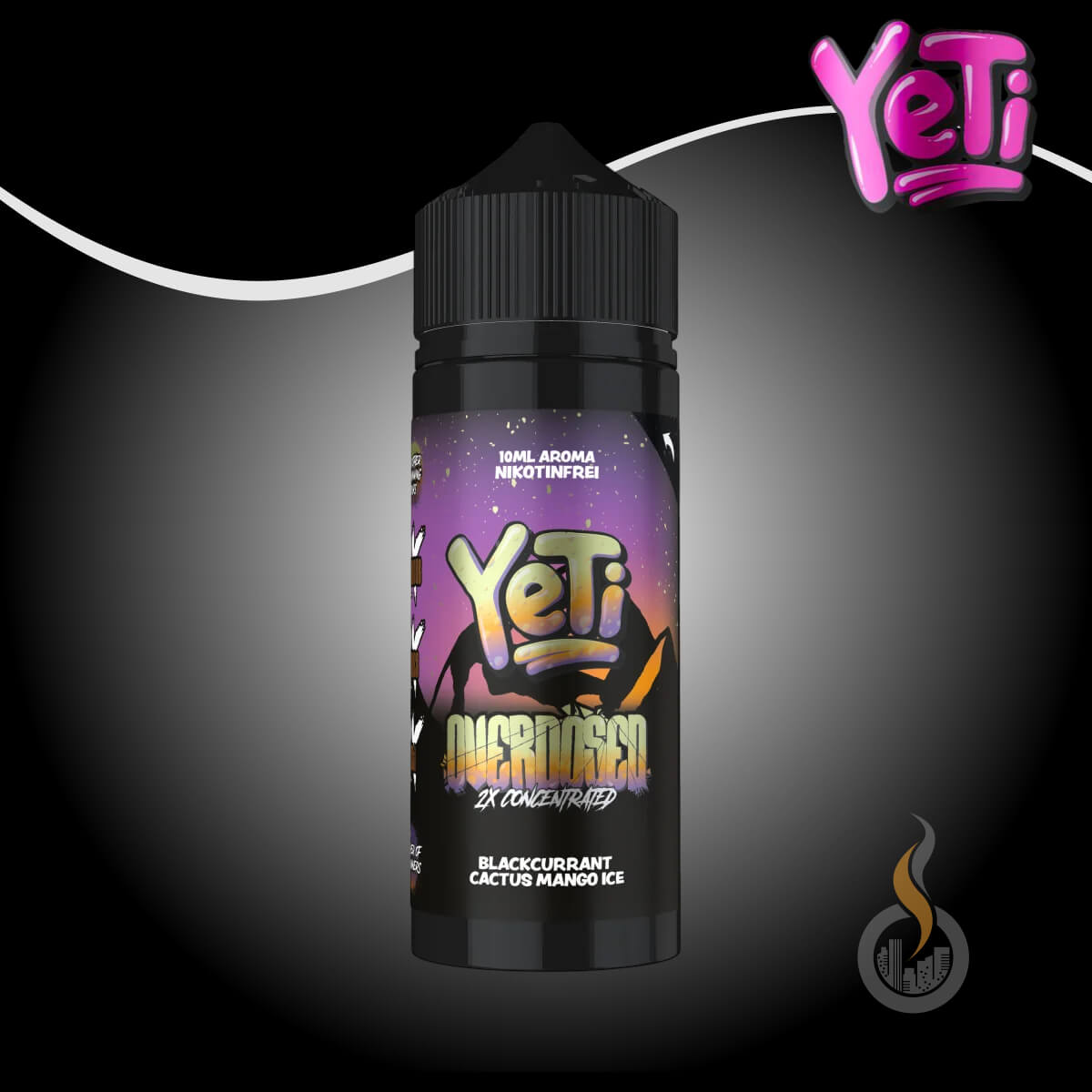 YETI Overdosed Blackcurrant Cactus Mango Ice Aroma - 10 ml SW18400 Bild 1