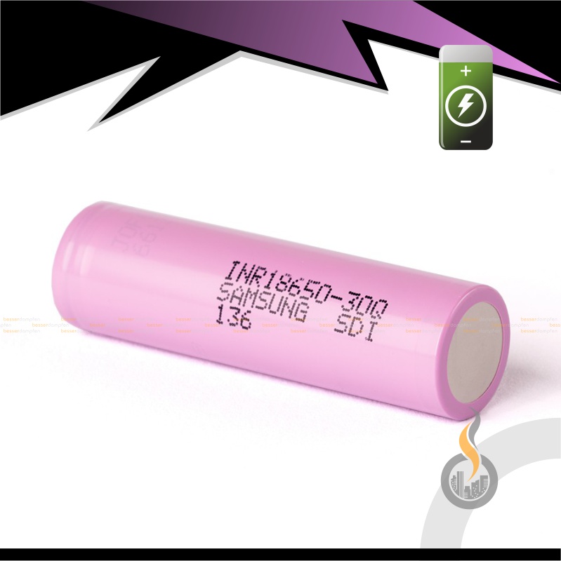 Samsung INR 18650 30Q 3000 mAh Flat Top ~ungeschützt~ SW14425 Bild 3