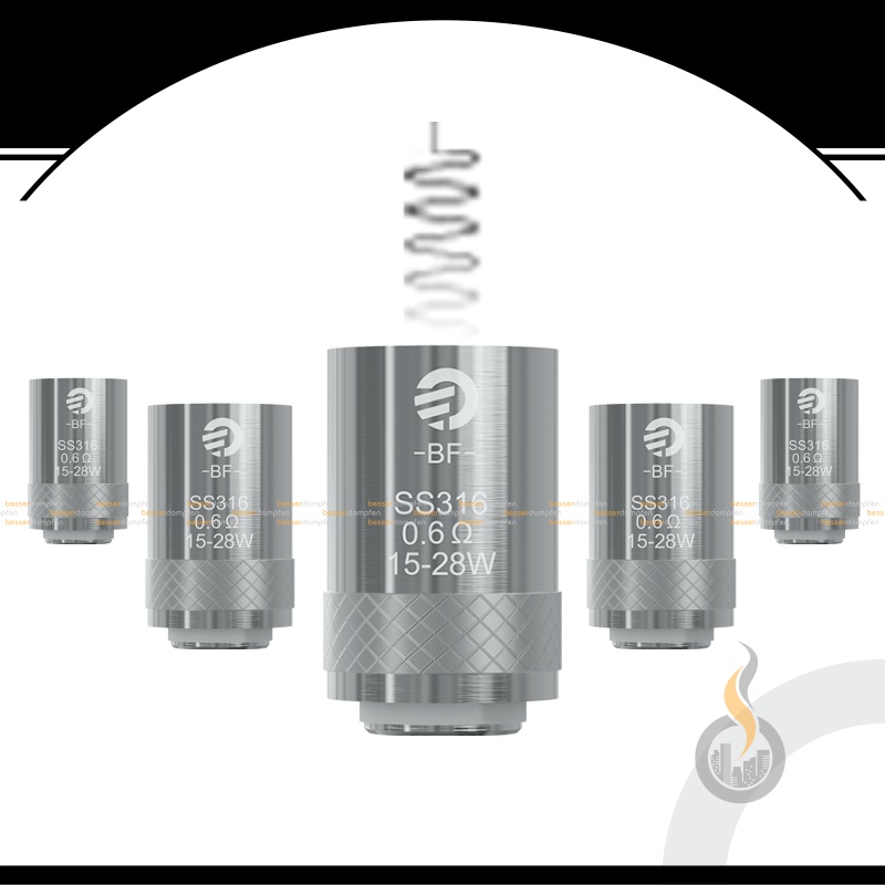 5x Joyetech CUBIS BF SS316 Ersatz Coil - 0.6 Ohm SW14911 Bild 1