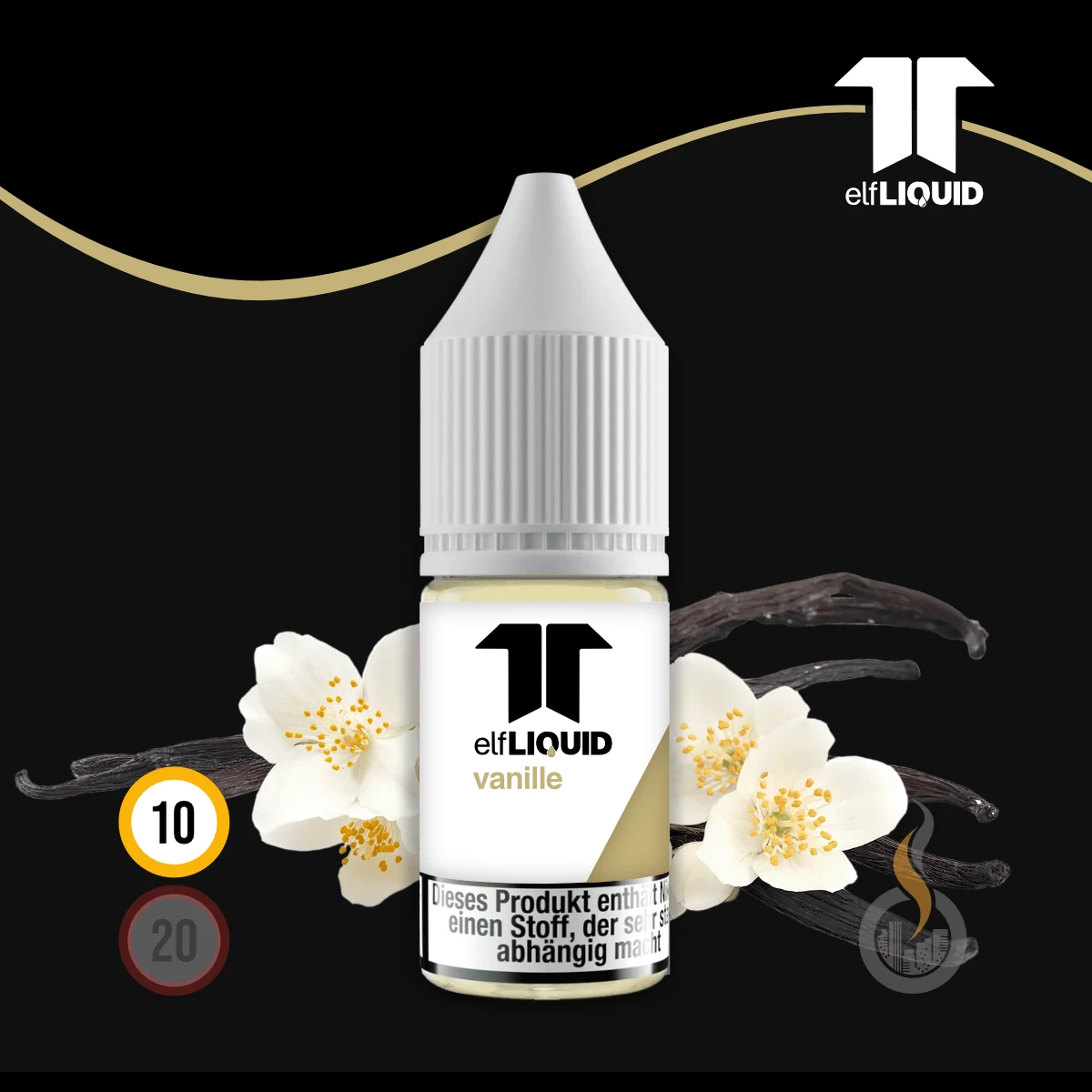 elf LIQUID Nikotinsalz Vanille - 10 ml SW18695 Nikotinstärke wählen: 10 mg (NIKOTINSALZ) Bild 1