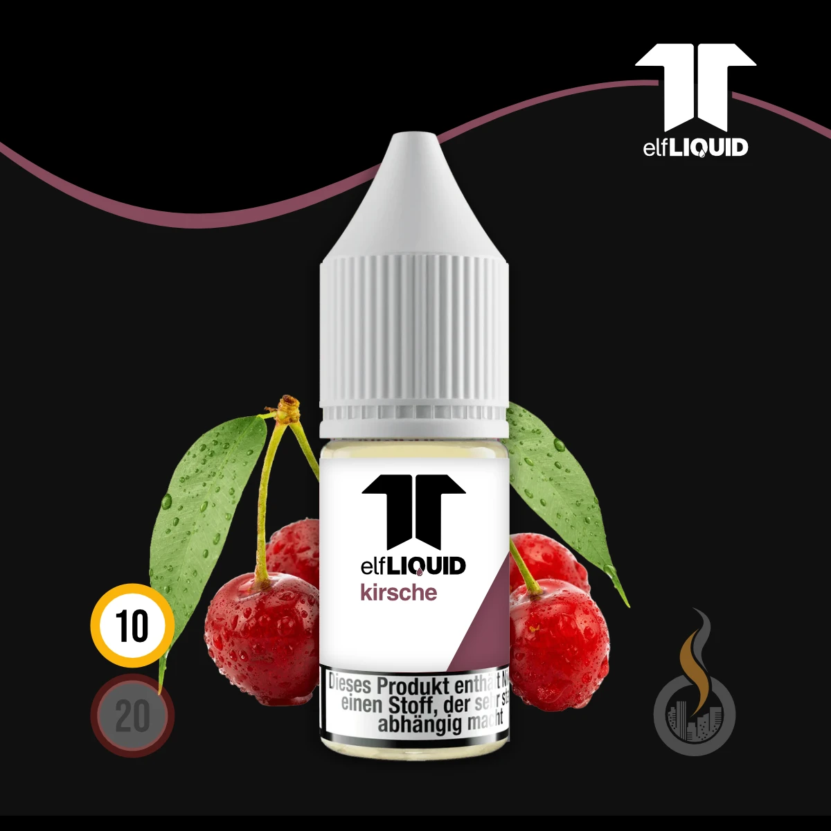 elf LIQUID Nikotinsalz Kirsche - 10 ml SW18691 Nikotinstärke wählen: 10 mg (NIKOTINSALZ) Bild 1