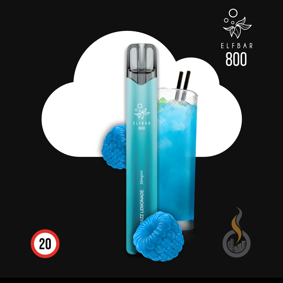 ELF BAR 800 Blue Razz Lemonade SW18460 Bild 1