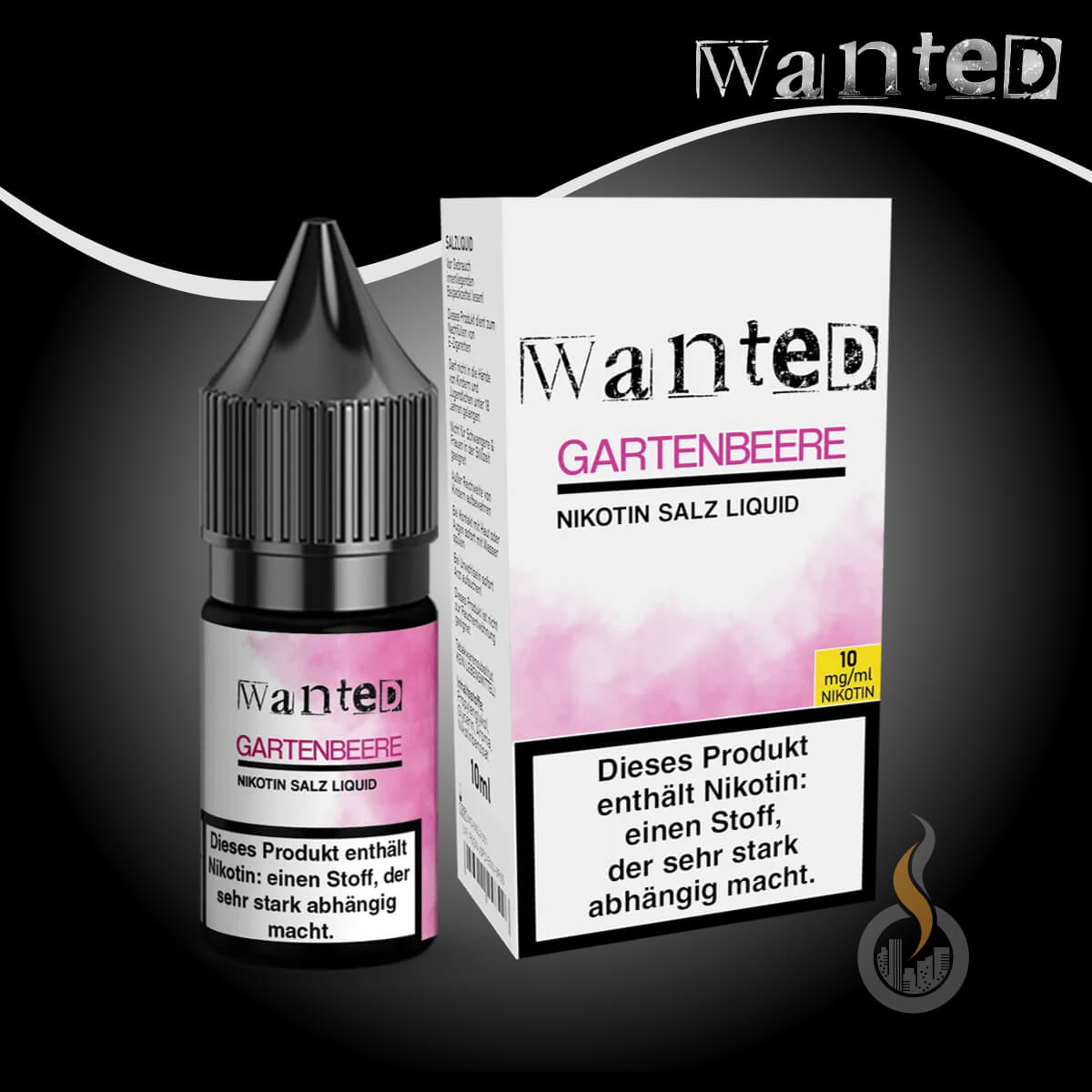 WANTED Overdosed Gartenbeere Nikotinsalz-Liquid - 10 ml