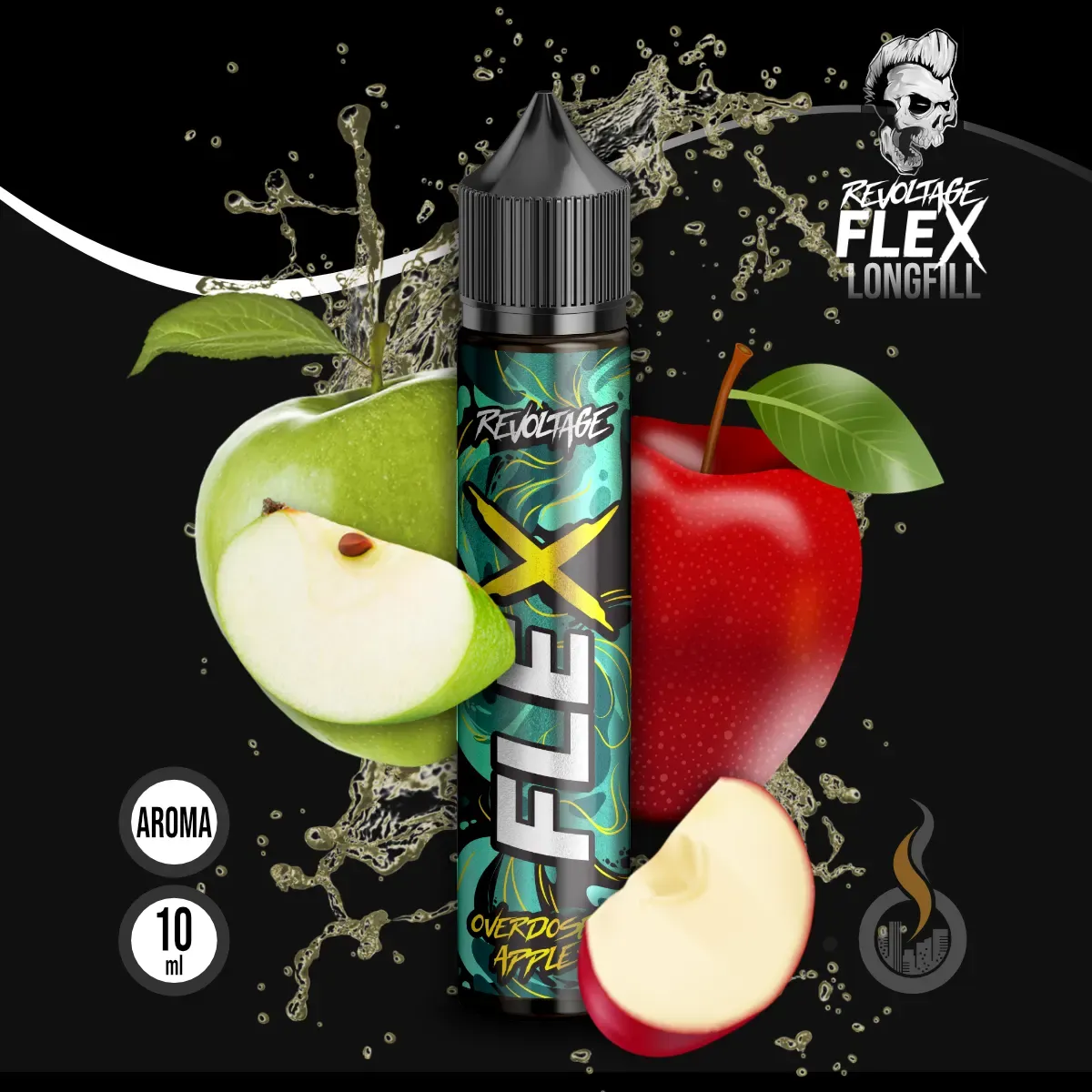 REVOLTAGE FLEX Overdosed Aroma Apple - 10 ml SW18219 Bild 1