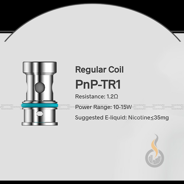 5x Voopoo PnP-TR1 Coil Verdampferkopf - 1.2 Ohm SW17050 Bild 2
