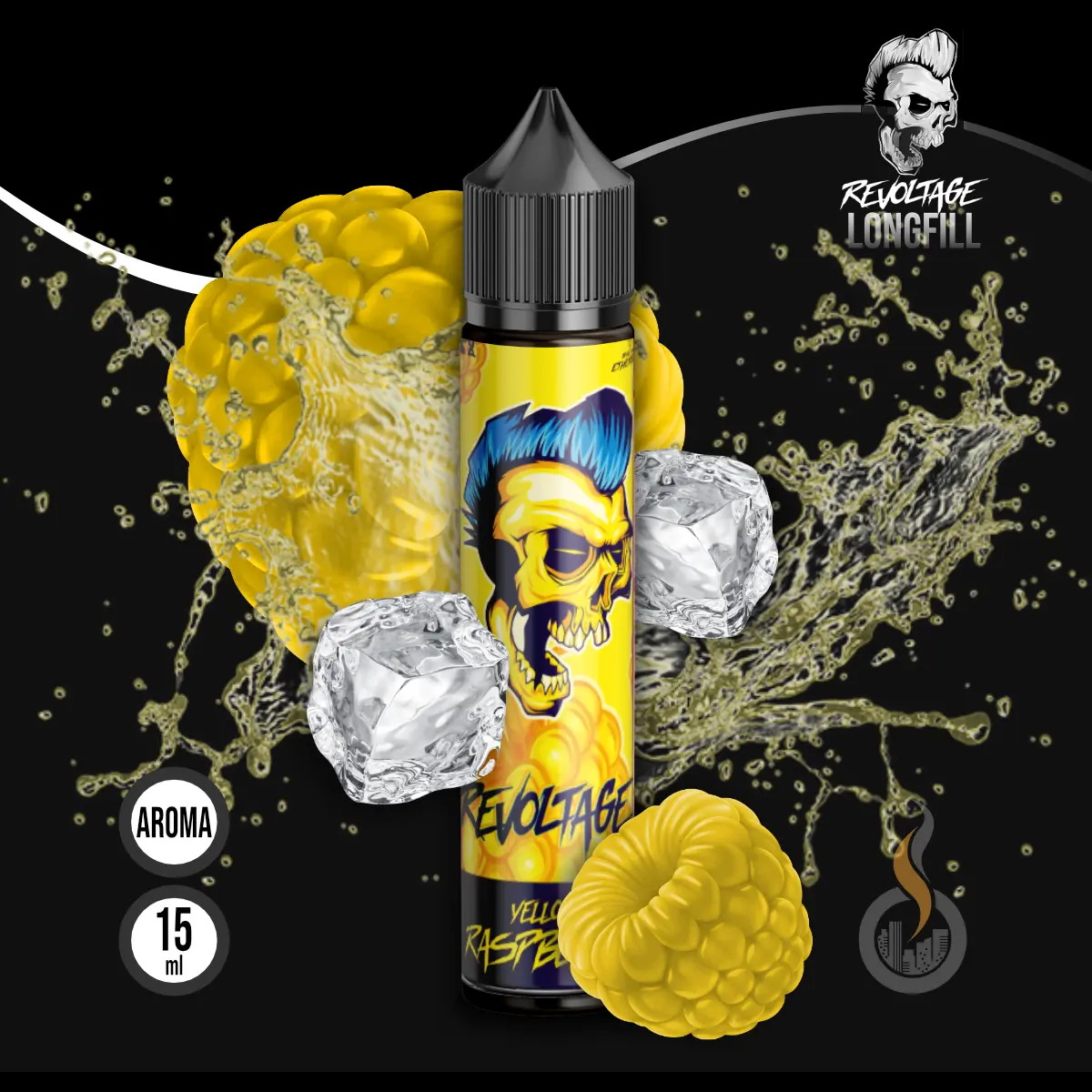 REVOLTAGE Longfill Aroma Yellow Raspberry - 15 ml SW18241 Bild 1