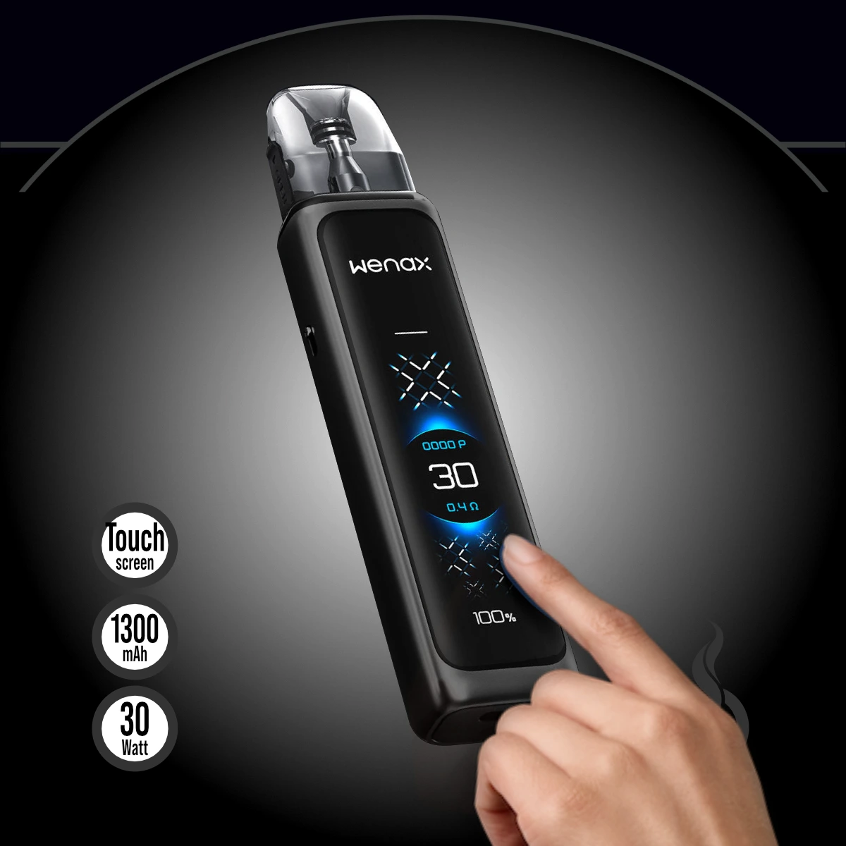 GeekVape Wenax Q Ultra Pod Starter Kit SW18427 Farbe Schwarz Bild 2
