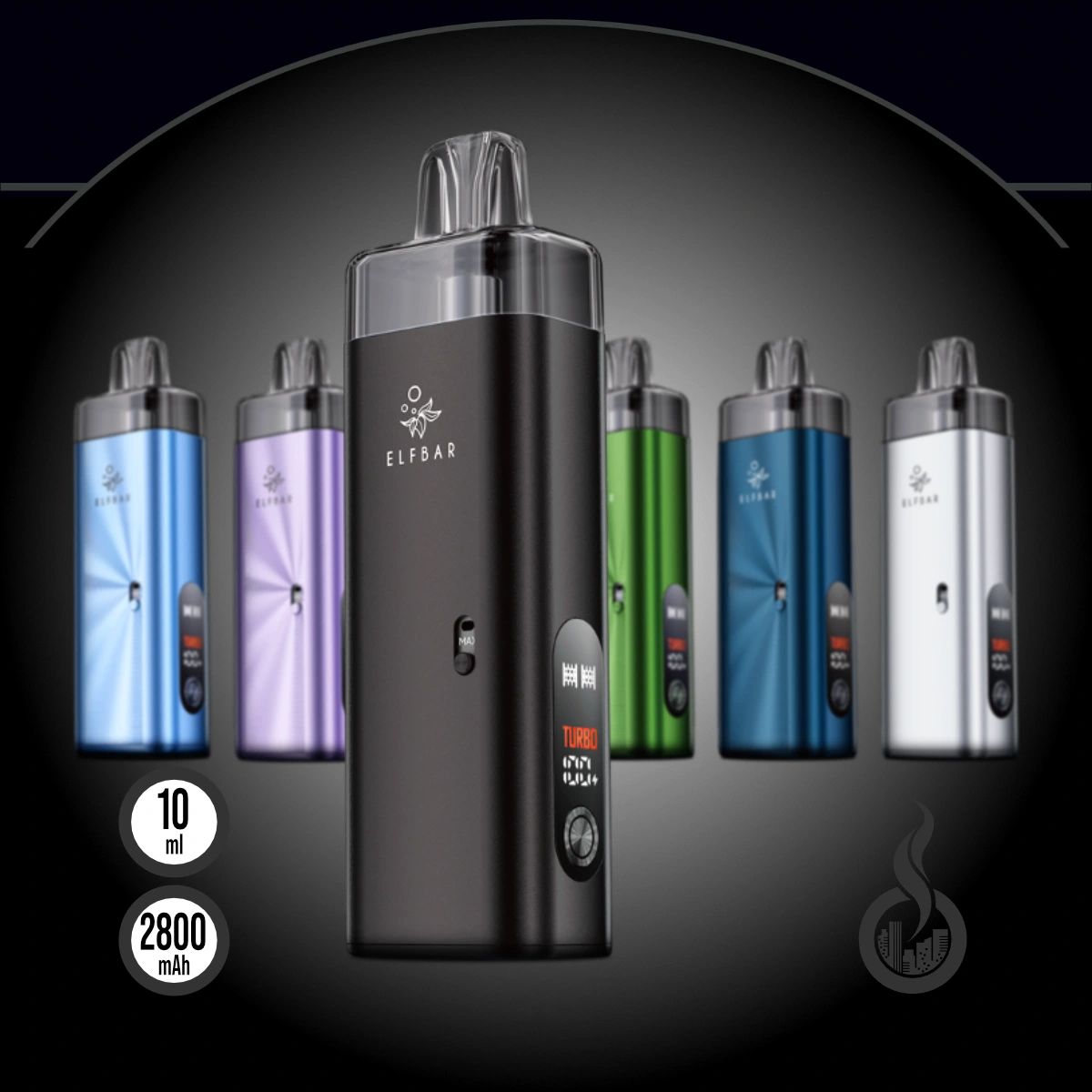 Elfbar ELFX Mega Pod Kit - 10 ml SW18607 Farbe Schwarz Bild 1