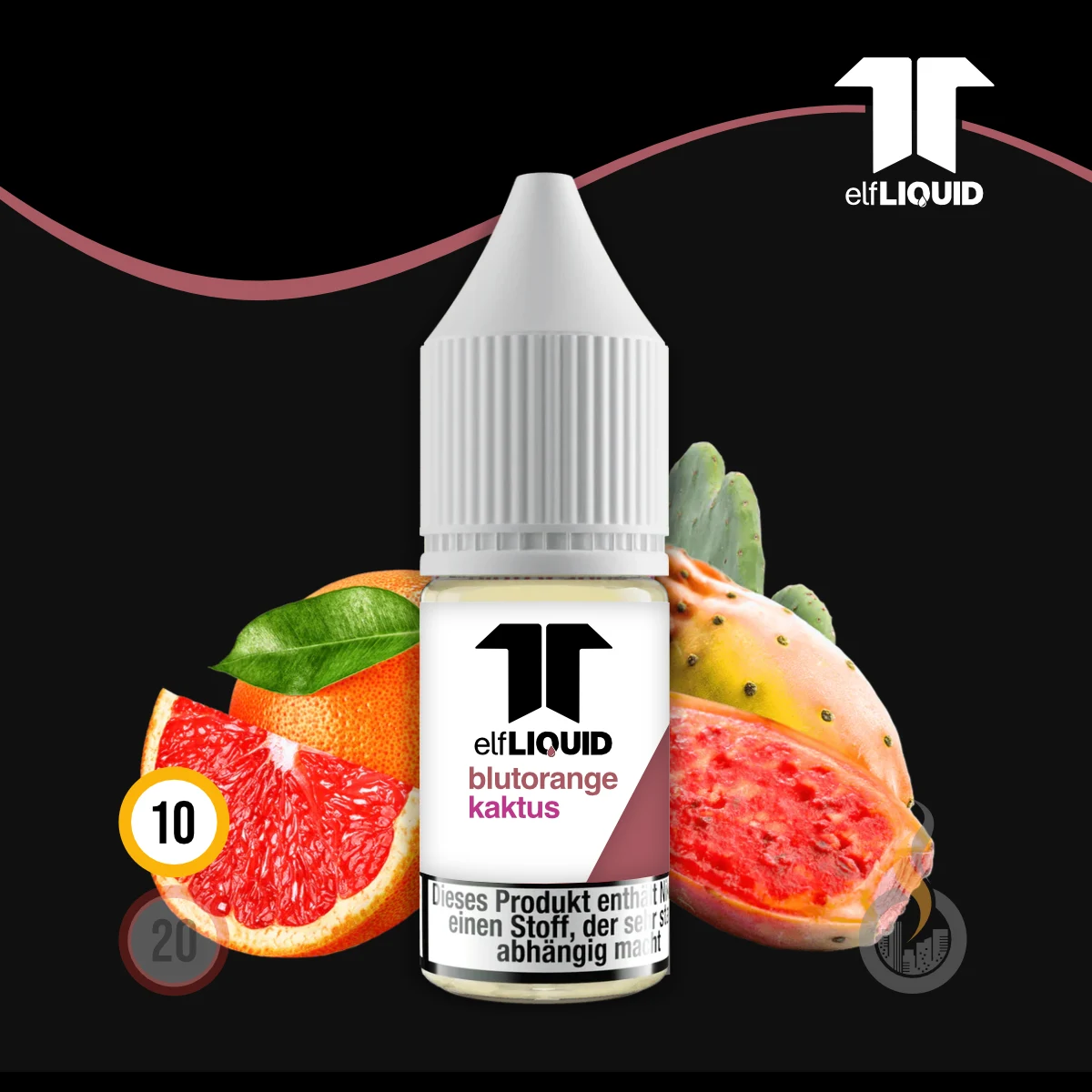 elf LIQUID Nikotinsalz Blutorange Kaktus - 10 ml SW18685 Nikotinstärke wählen: 10 mg (NIKOTINSALZ) Bild 1