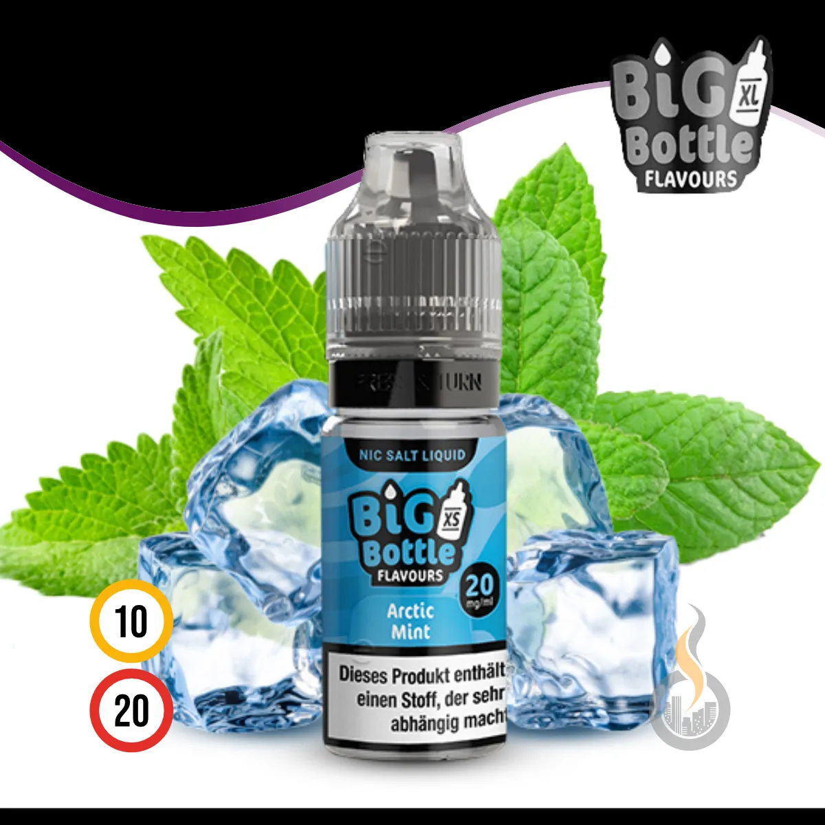 Big Bottle Arctic Mint Liquid (Nic Salt) SW17983 Bild 1