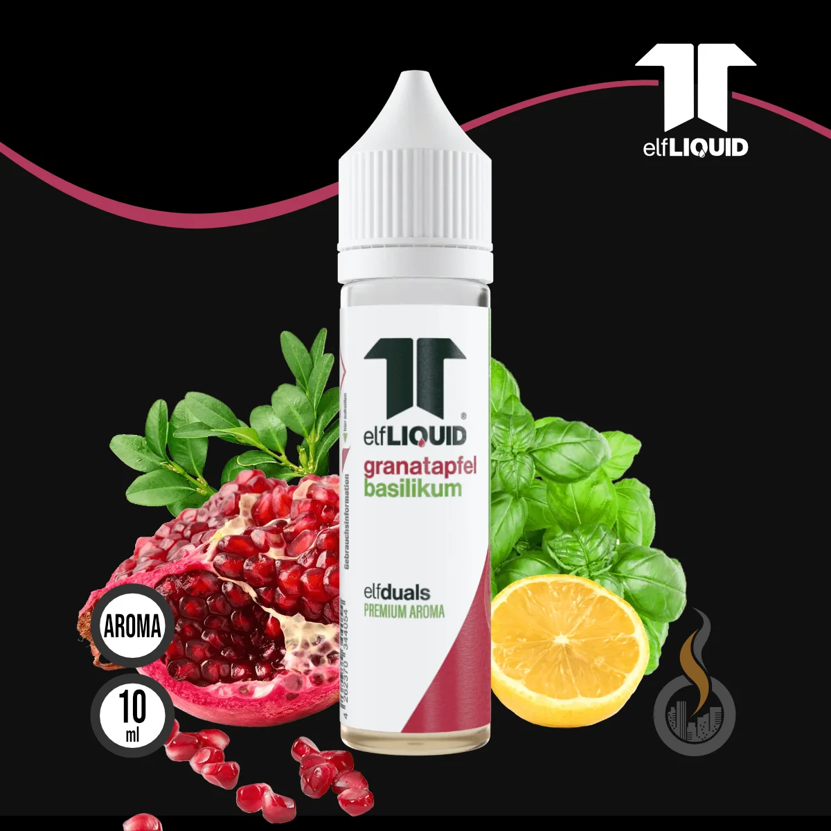 elf LIQUID Longfill Aroma Granatapfel Basilikum - 10 ml SW18701 Bild 1