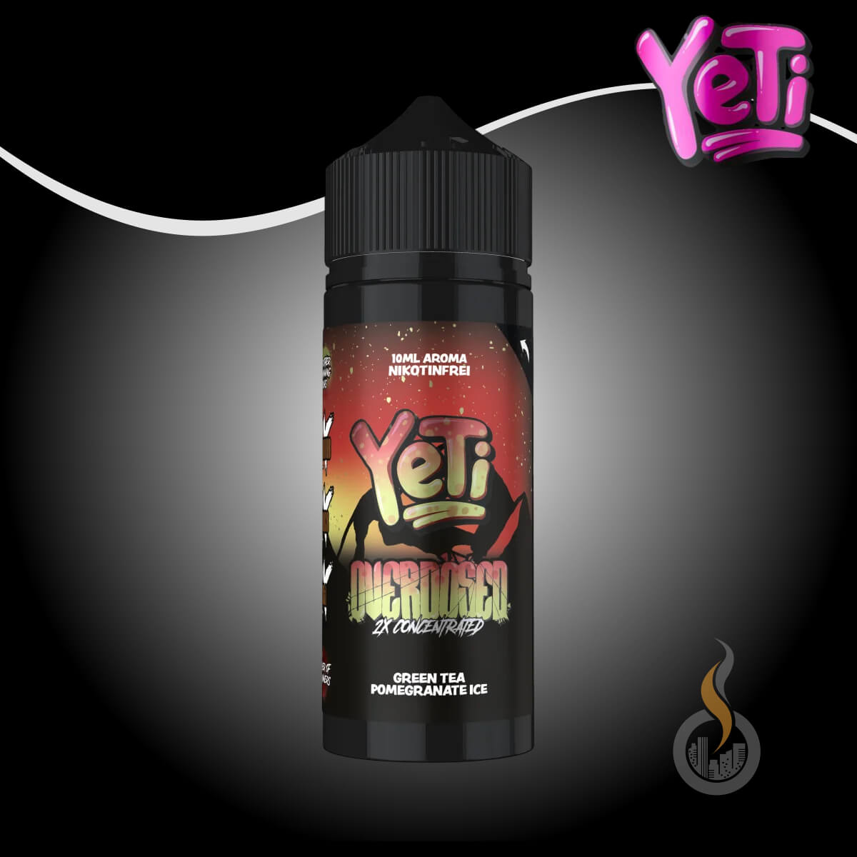 YETI Overdosed Green Tea Pomegranate Ice Aroma - 10 ml SW18399 Bild 1