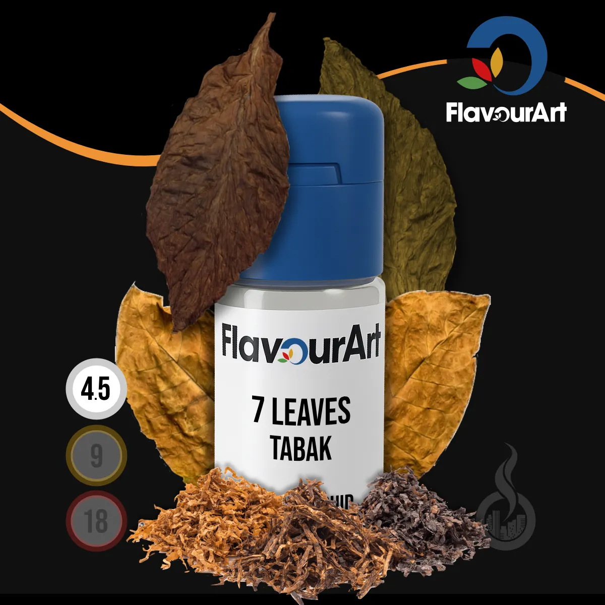 FlavourArt Nikotin Liquid 7 Leaves - 10 ml SW18496.2 Nikotinstärke wählen: 4.5 mg (LOW) Bild 1