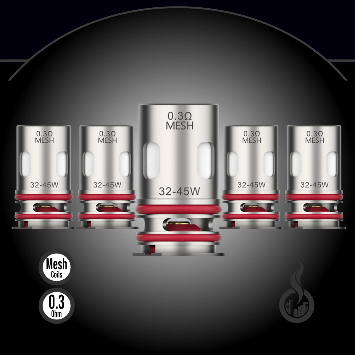 5x Vaporesso GTX Mesh Coil Verdampferkopf SW18423 Widerstand 0.3 Ω (Ohm) Bild 1