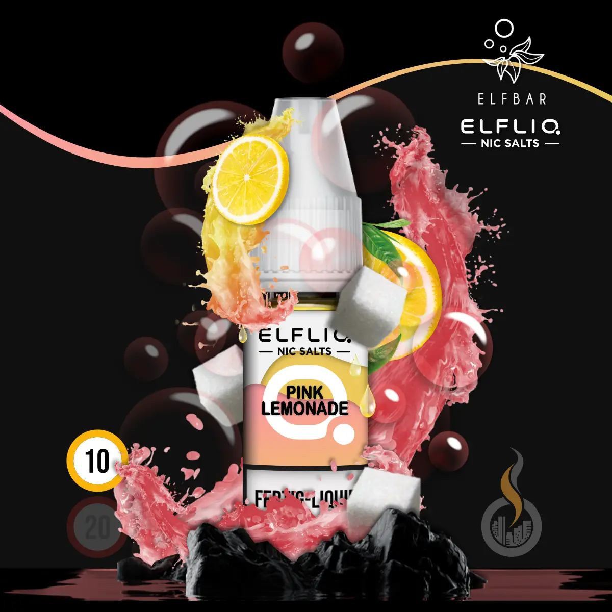 ELFLIQ by Elfbar Pink Lemonade Nikotinsalz Liquid - 10 ml SW17846 Nikotinstärke wählen: 10 mg (NIKOTINSALZ) Bild 1