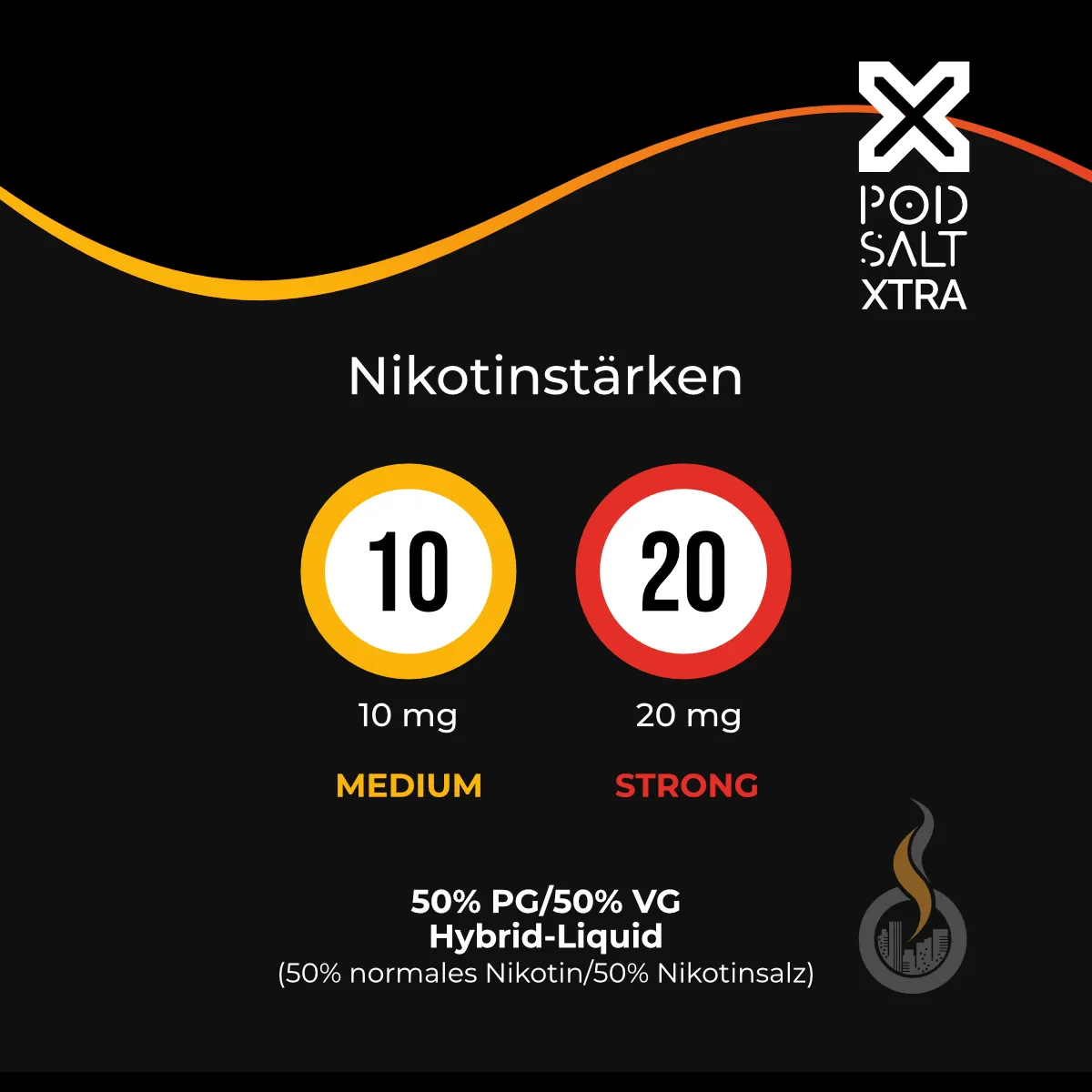 POD SALT XTRA White Grape Cucumber Apple Liquid - 10 ml SW17935 Bild 3