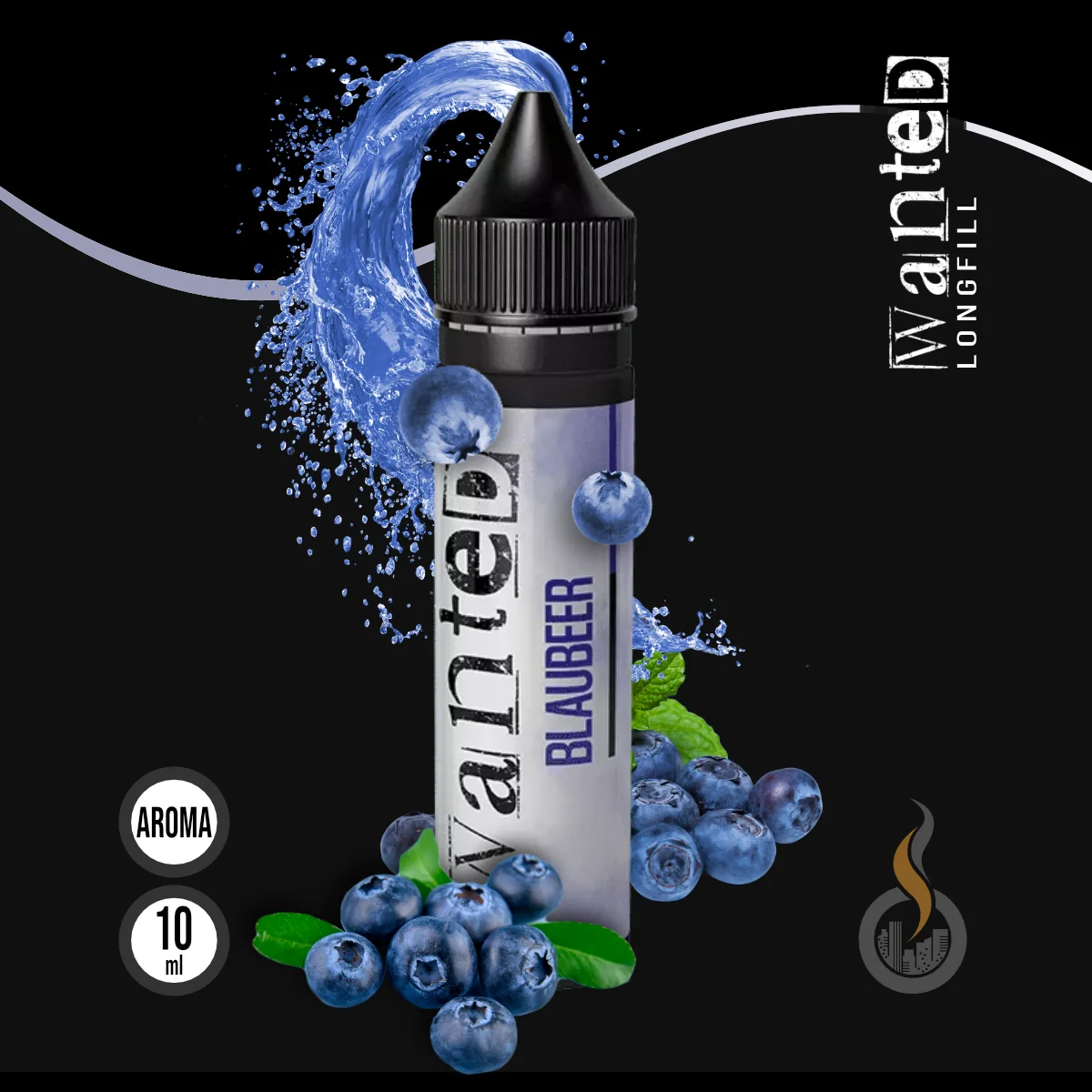 WANTED Overdosed Aroma Blaubeer - 10 ml SW18170 Bild 1
