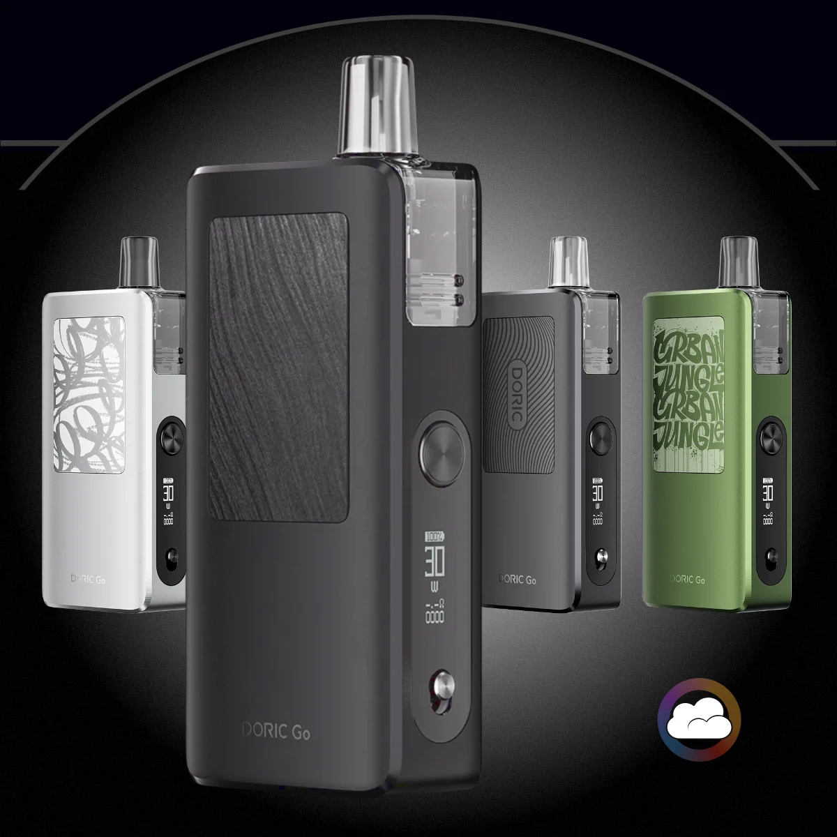 VOOPOO Doric Go Pod Kit - 5 ml SW18717 Farbe Schwarz Bild 1