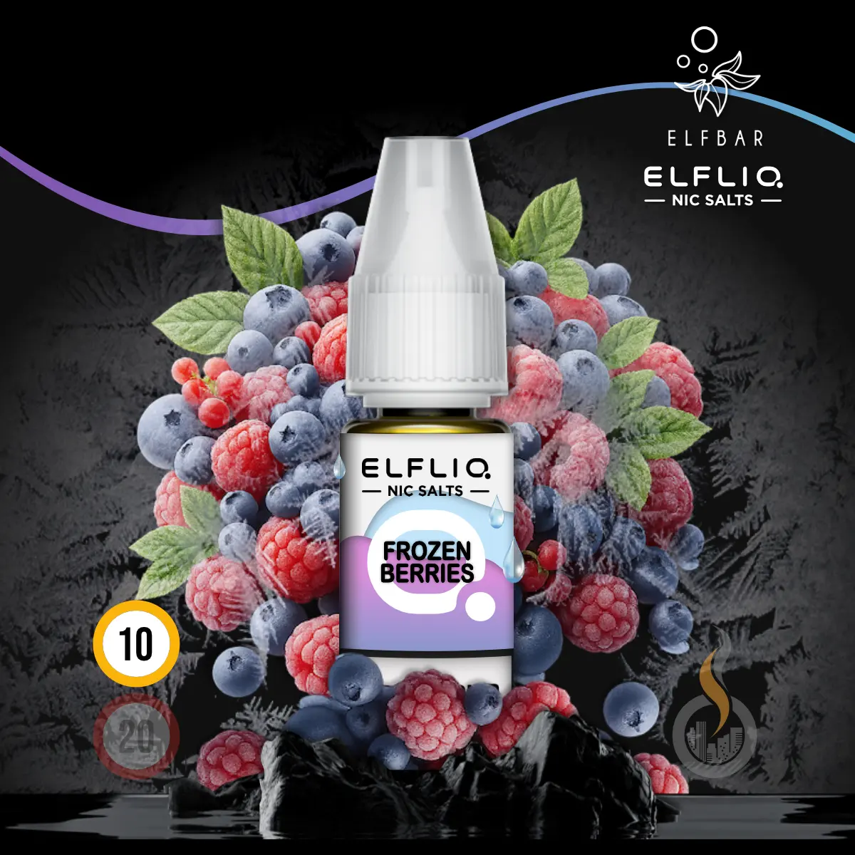 ELFLIQ by Elfbar Frozen Berries Nikotinsalz Liquid - 10 ml SW18668 Nikotinstärke wählen: 10 mg (NIKOTINSALZ) Bild 1
