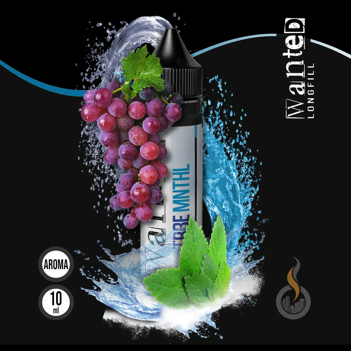 WANTED Overdosed Aroma Traube Menthol - 10 ml SW18535 Bild 1