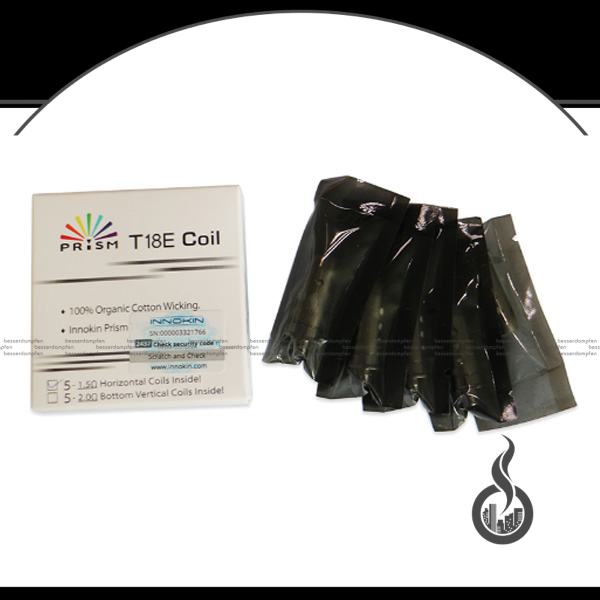 5x Innokin Prism T18E Coil Verdampferkopf - 1.5 Ohm SW16701 Bild 3