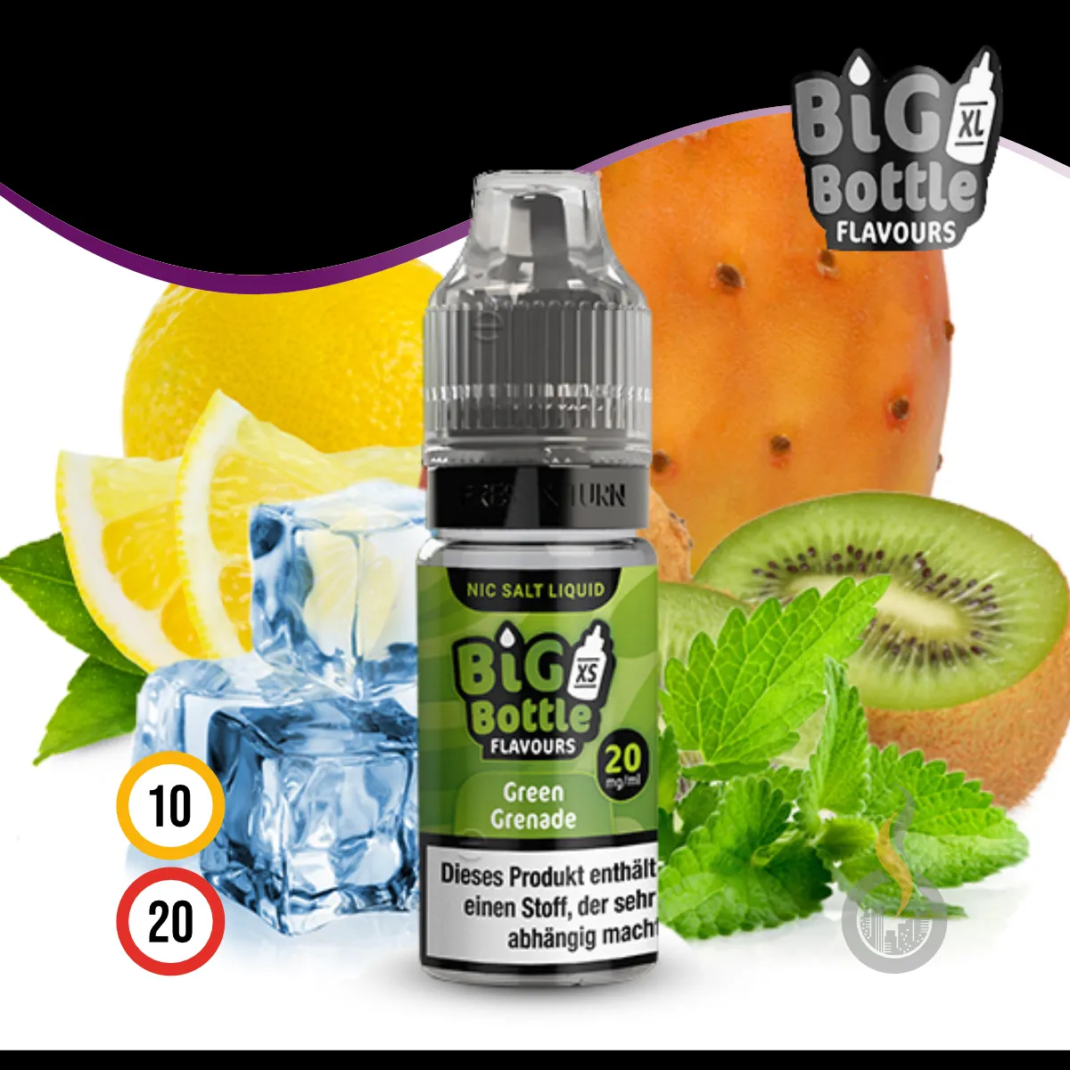 Big Bottle Green Grenade Liquid (Nic Salt) SW17987 Bild 1