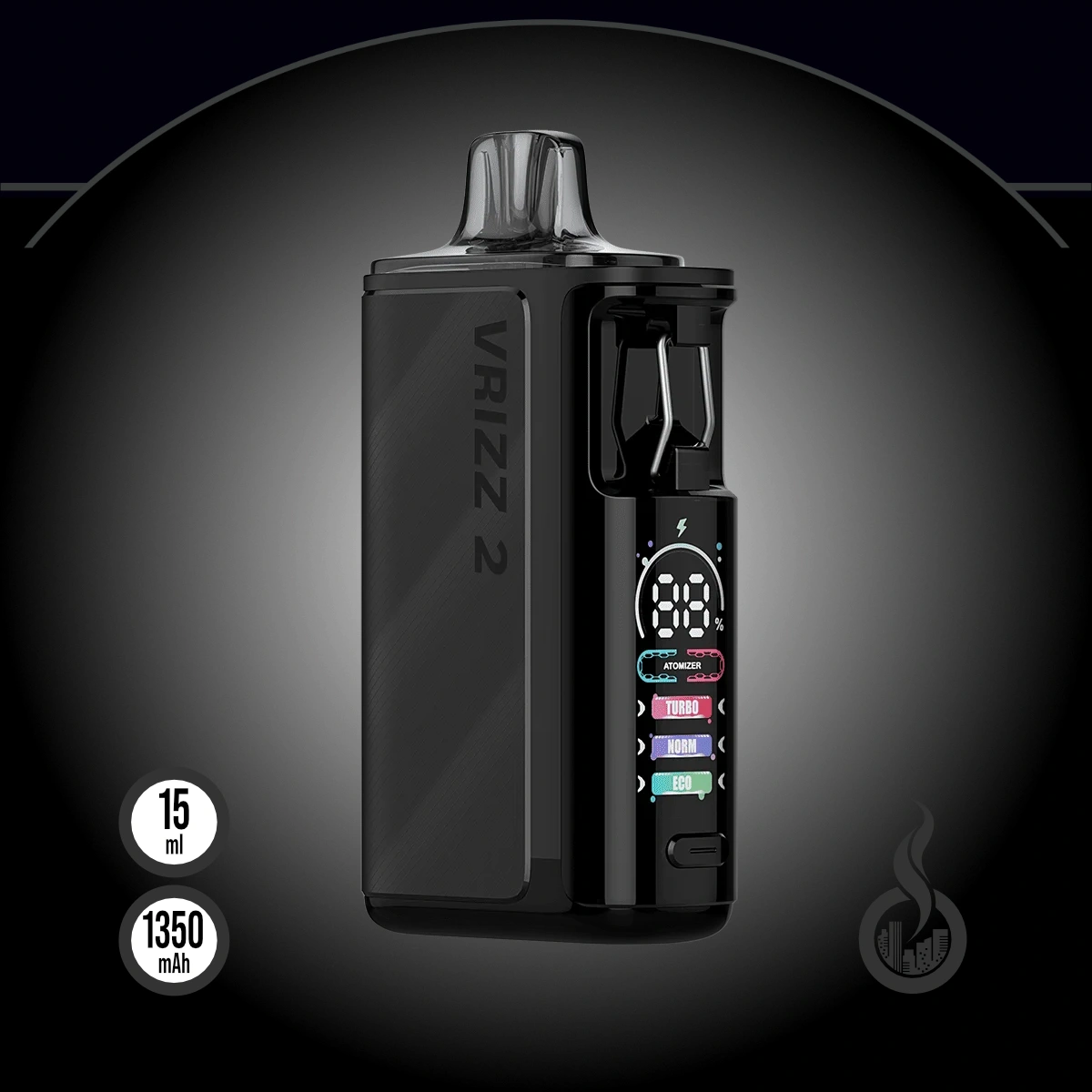 Voopoo VRIZZ 2 Pod Kit - 15 ml SW18589.4 Farbe Onyx Black Bild 1