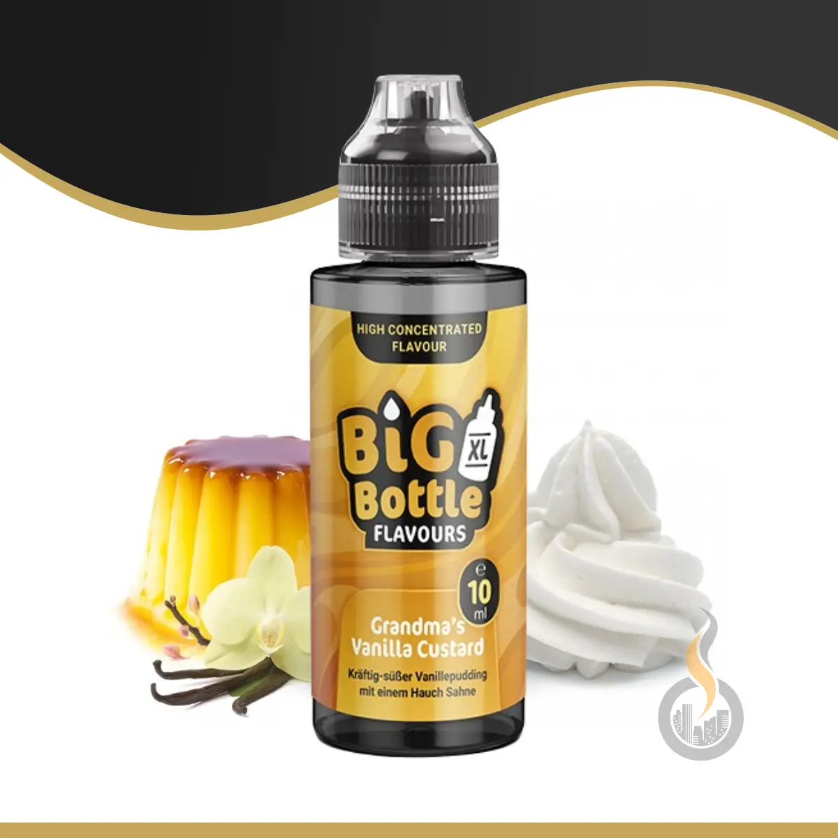 BIG BOTTLE FLAVOURS Grandma's Vanilla Custard Aroma - 10 ml SW17555 Bild 1