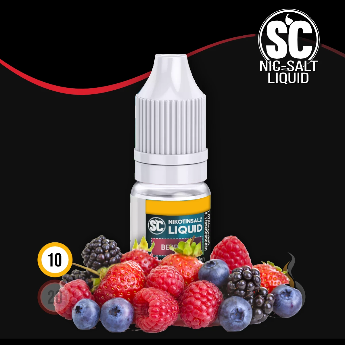 SC Berry Mix Nikotinsalz Liquid - 10 ml SW18092 Nikotinstärke wählen: 10 mg (NIKOTINSALZ) Bild 1