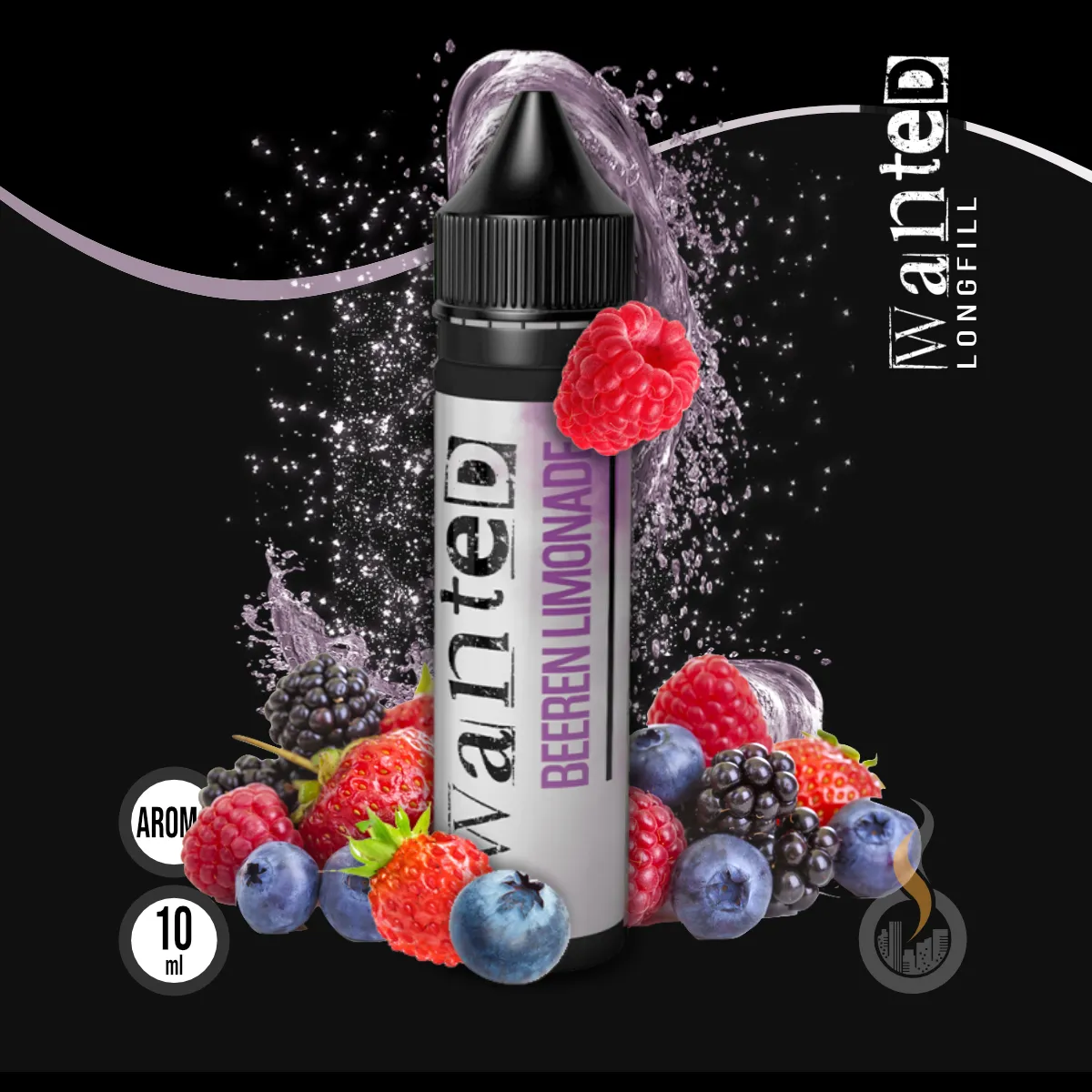 WANTED Overdosed Aroma Beeren Limonade - 10 ml SW18537 Bild 1