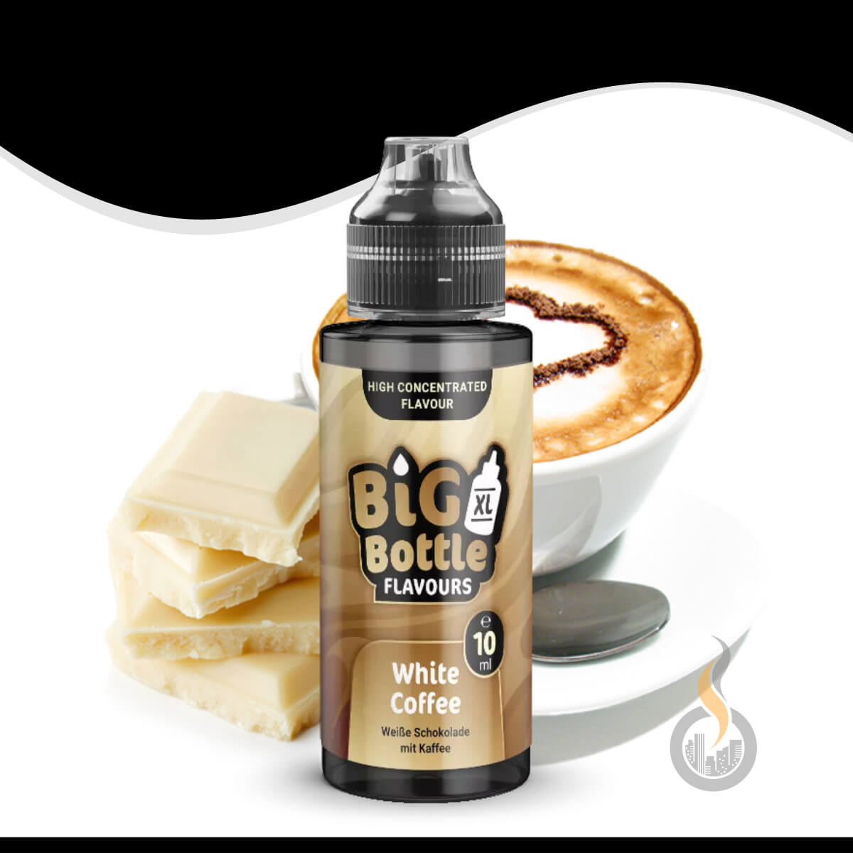 BIG BOTTLE FLAVOURS White Coffee Aroma - 10 ml SW18014 Bild 1