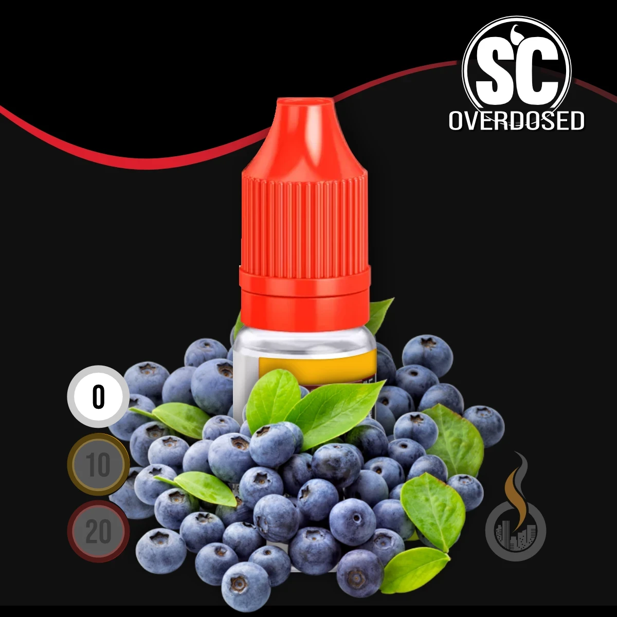 SC Red Line Blueberry Nikotinsalz Liquid - 10 ml SW18098 Nikotinstärke wählen: 0 mg (OHNE NIKOTIN) Bild 1