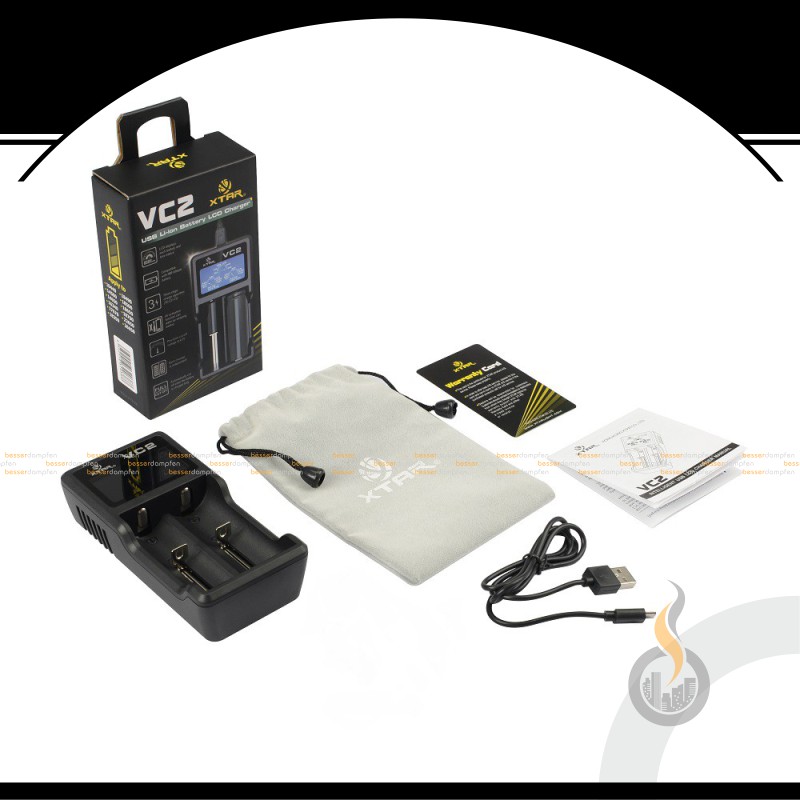 XTAR VC2 USB-Ladegerät 2-Schacht SW14469 Bild 5