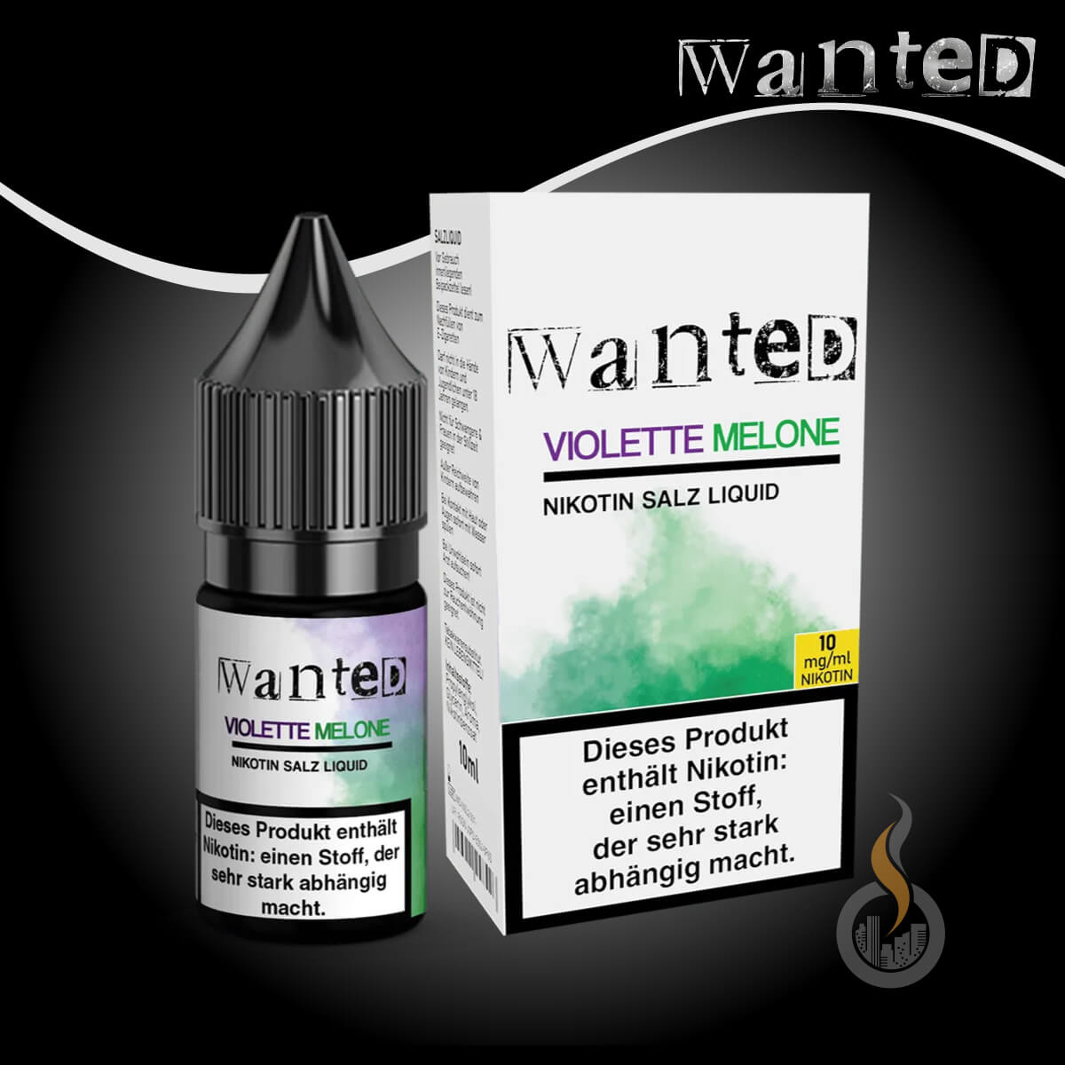 WANTED Overdosed Violette Melone Nikotinsalz-Liquid - 10 ml