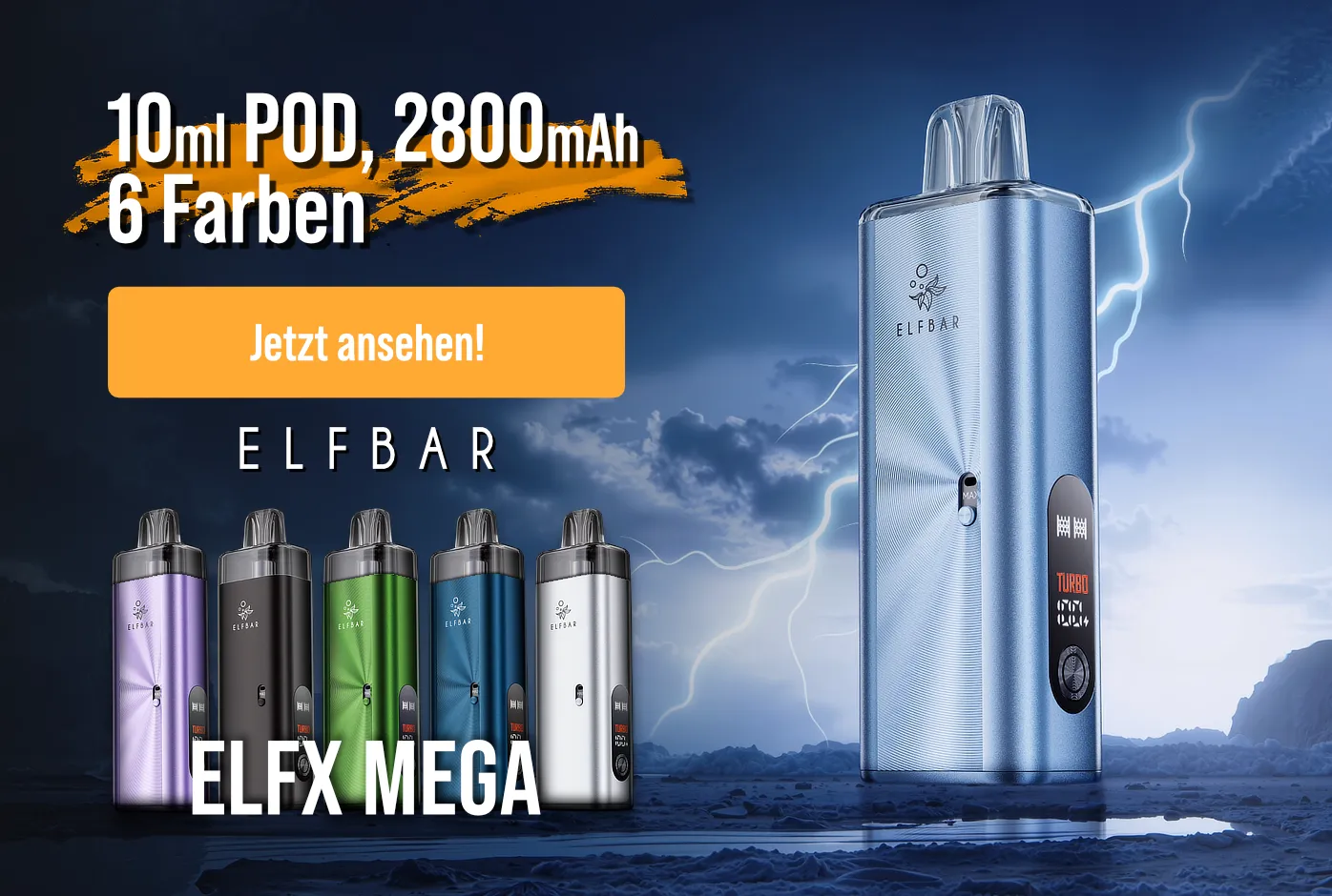 Elfbar Elfx Mega Pod Kit im Vape Shop bestellen