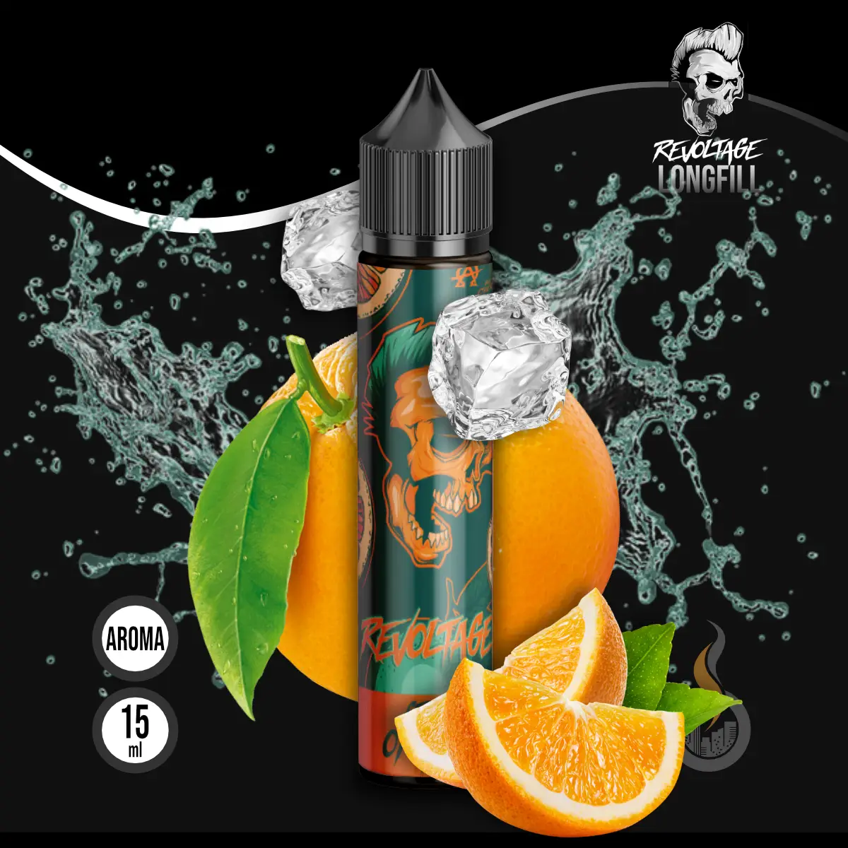 REVOLTAGE Longfill Aroma Green Orange - 15 ml SW18199 Bild 1