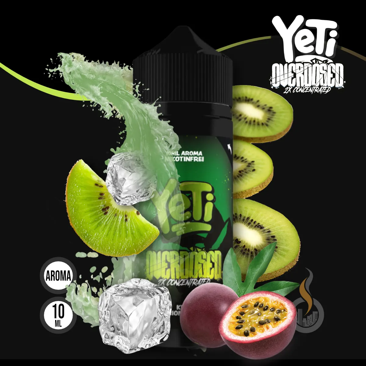 YETI Overdosed Kiwi Passionfruit Ice Aroma - 10 ml SW18128 Bild 1