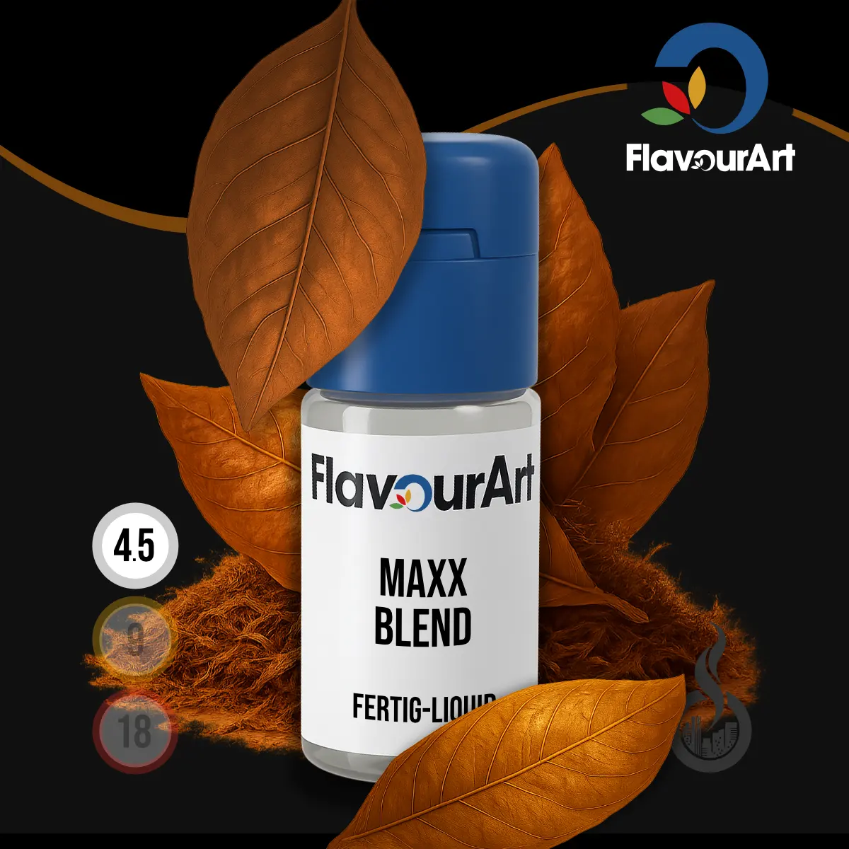 FlavourArt Nikotin Liquid Maxx-Blend - 10 ml SW18504 Nikotinstärke wählen: 4.5 mg (LOW) Bild 1