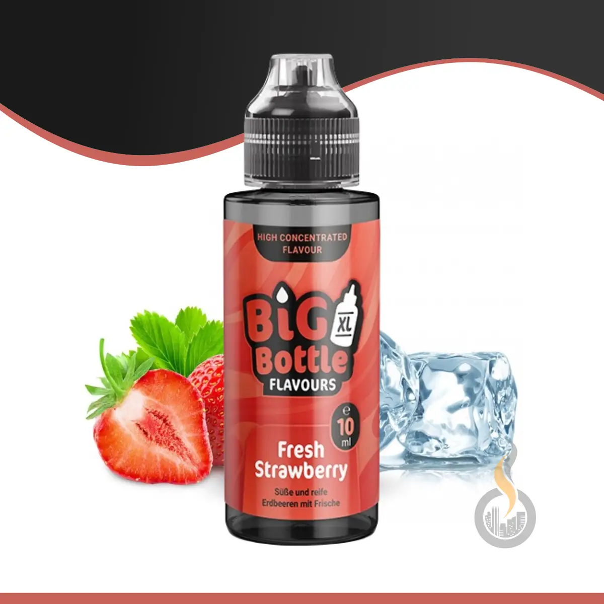 BIG BOTTLE FLAVOURS Fresh Strawberry Aroma - 10 ml SW17550 Bild 1