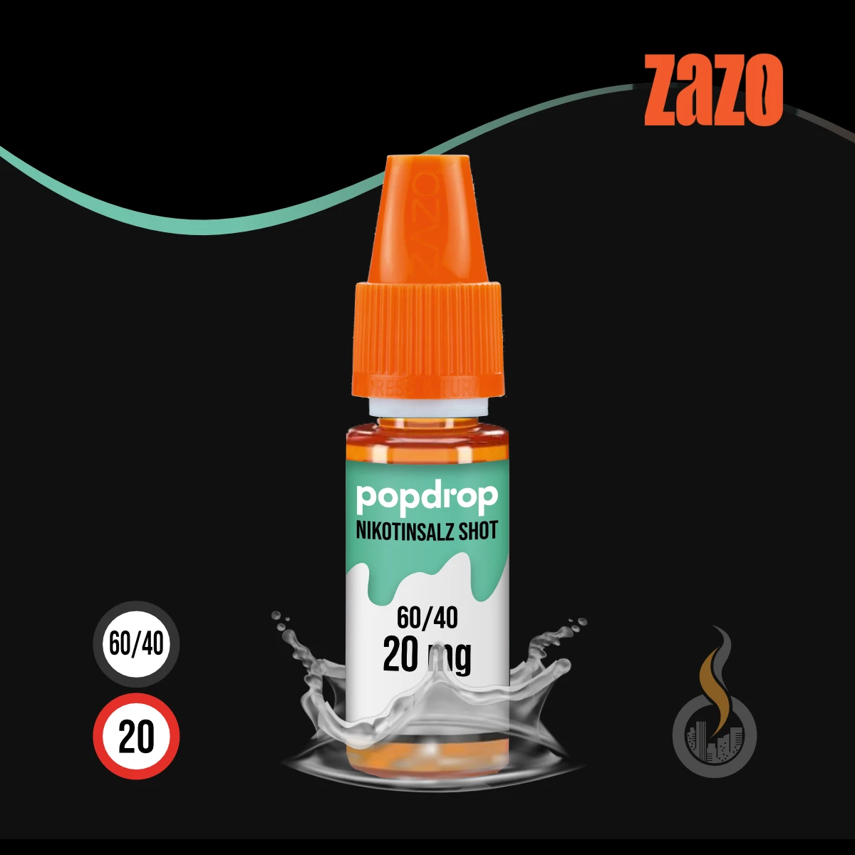 ZAZO popdrop Nikotinsalz Shots - 10 ml SW17733 Bild 1
