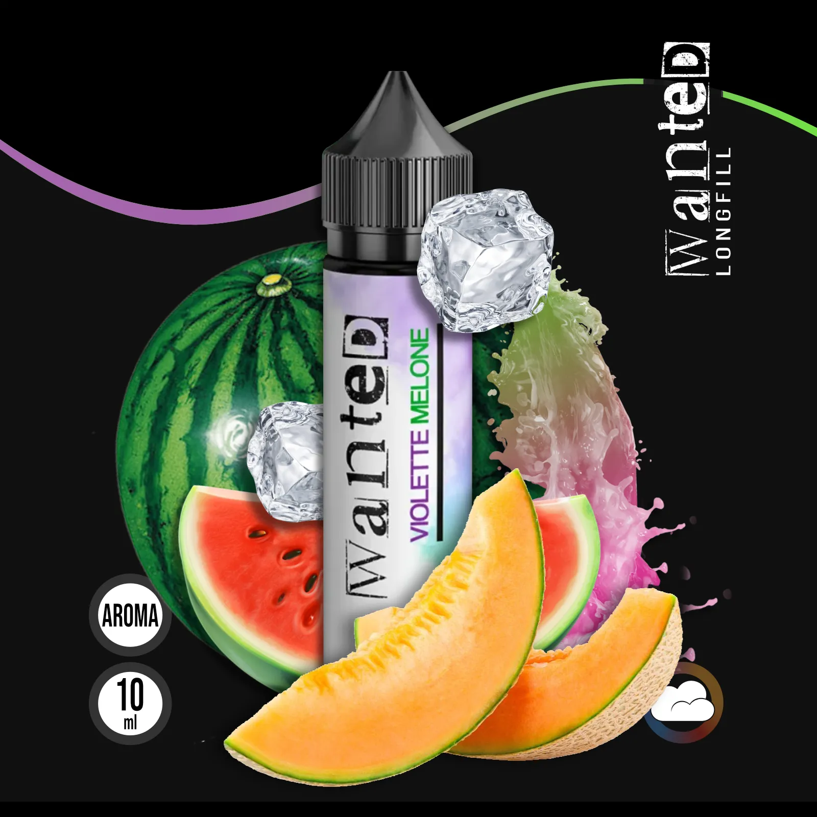 WANTED Violette Melone Aroma Overdosed - 10 ml