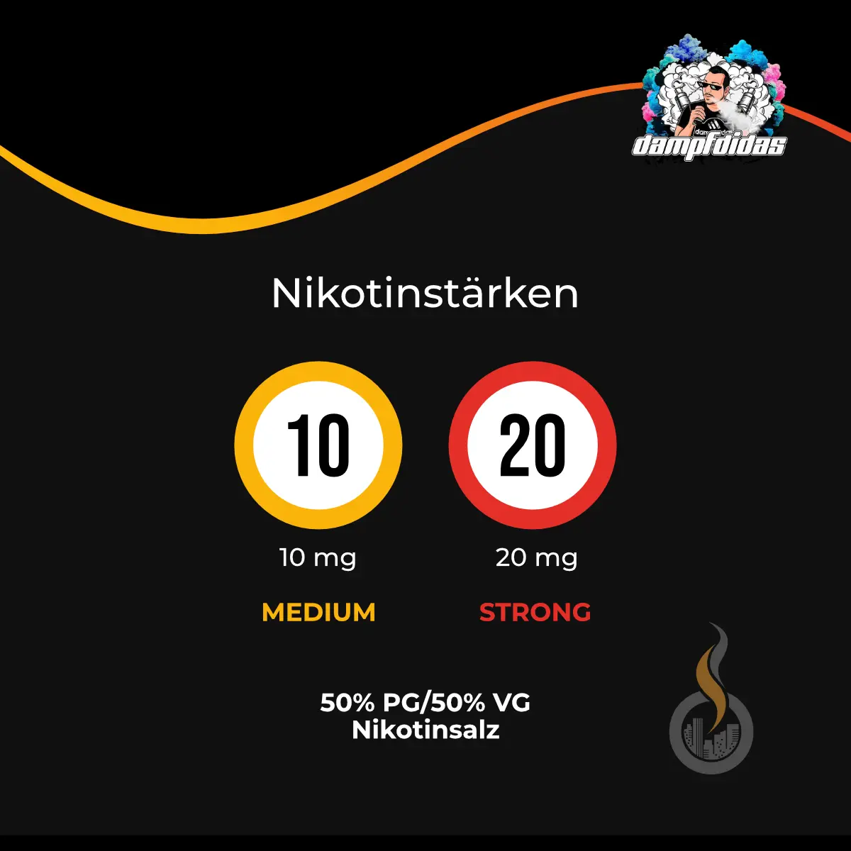 DAMPFDIDAS Sweet Donut Nikotinsalz Liquid - 10 ml SW17761 Bild 3