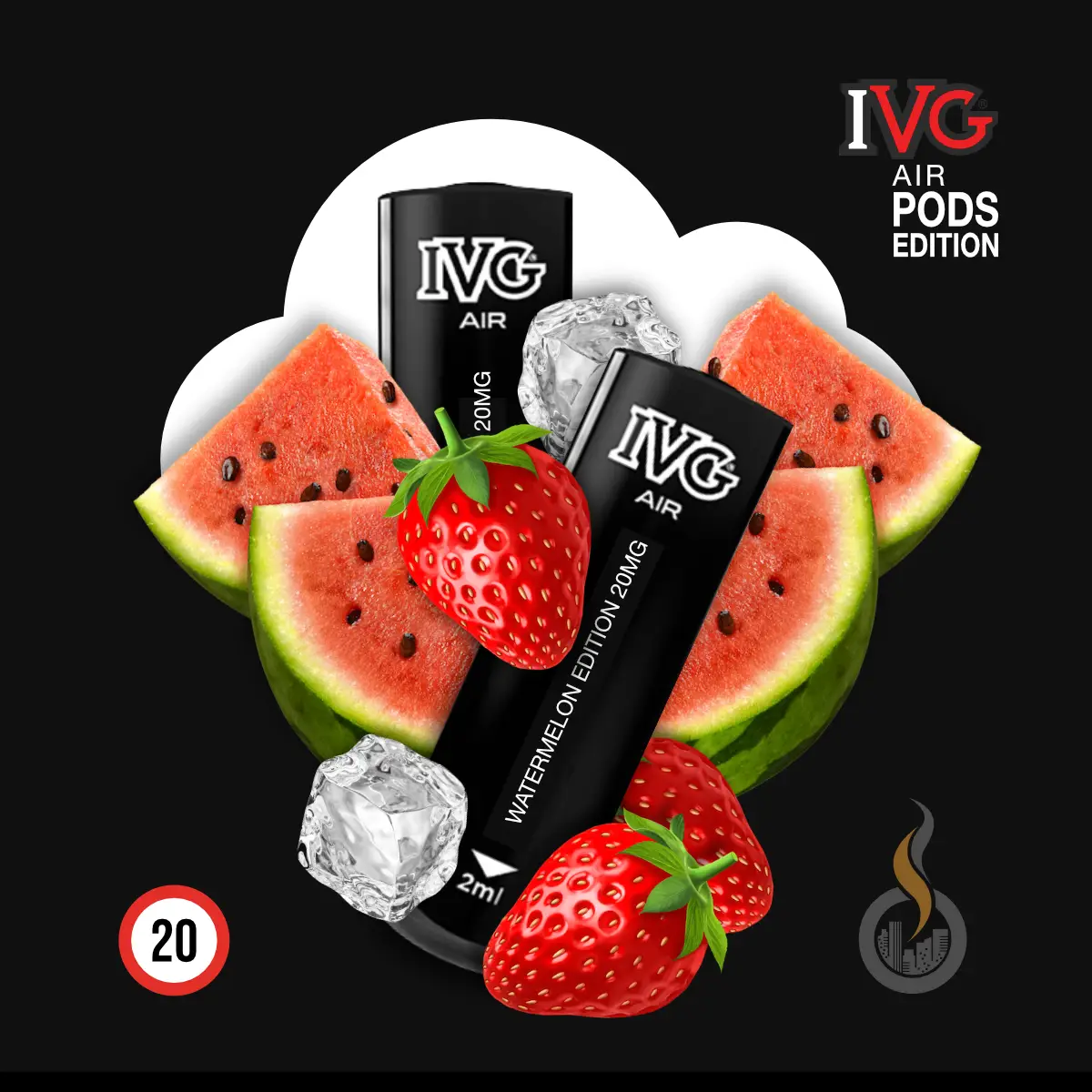 2x IVG Air Watermelon Edition Prefill Pod-Coils - 2 ml SW18367 Bild 1