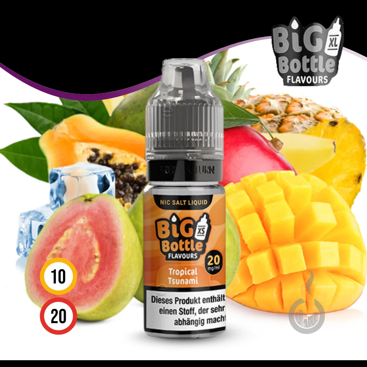 Big Bottle Tropical Tsunami Liquid (Nic Salt) SW17982 Bild 1