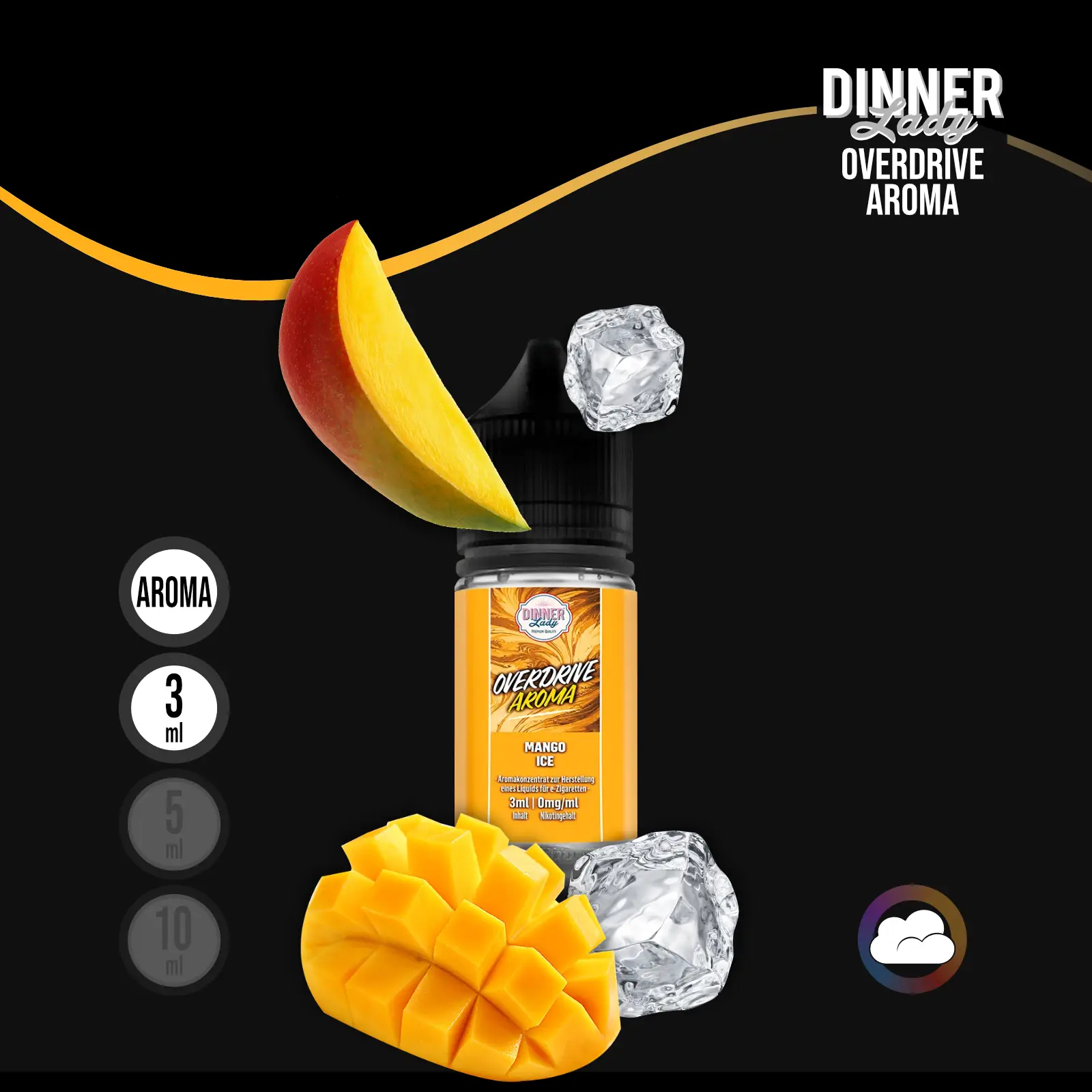 Dinner Lady Overdrive Mango Ice Longfill Aroma
