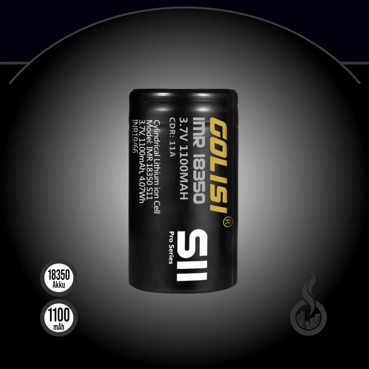 Golisi S11 18350 Akku - 1100 mAh SW18395 Bild 1